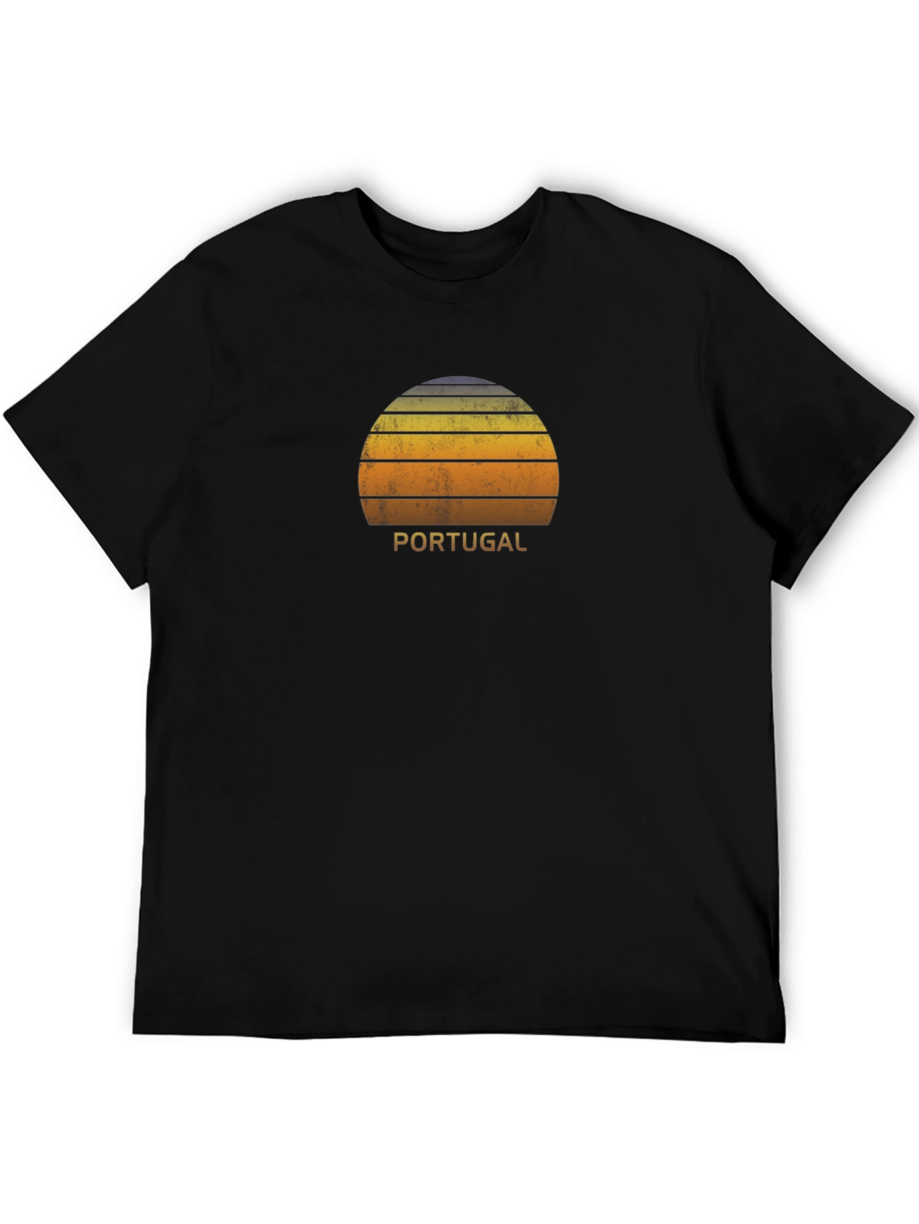 Portugal Retro Sunset Graphic T-Shirt