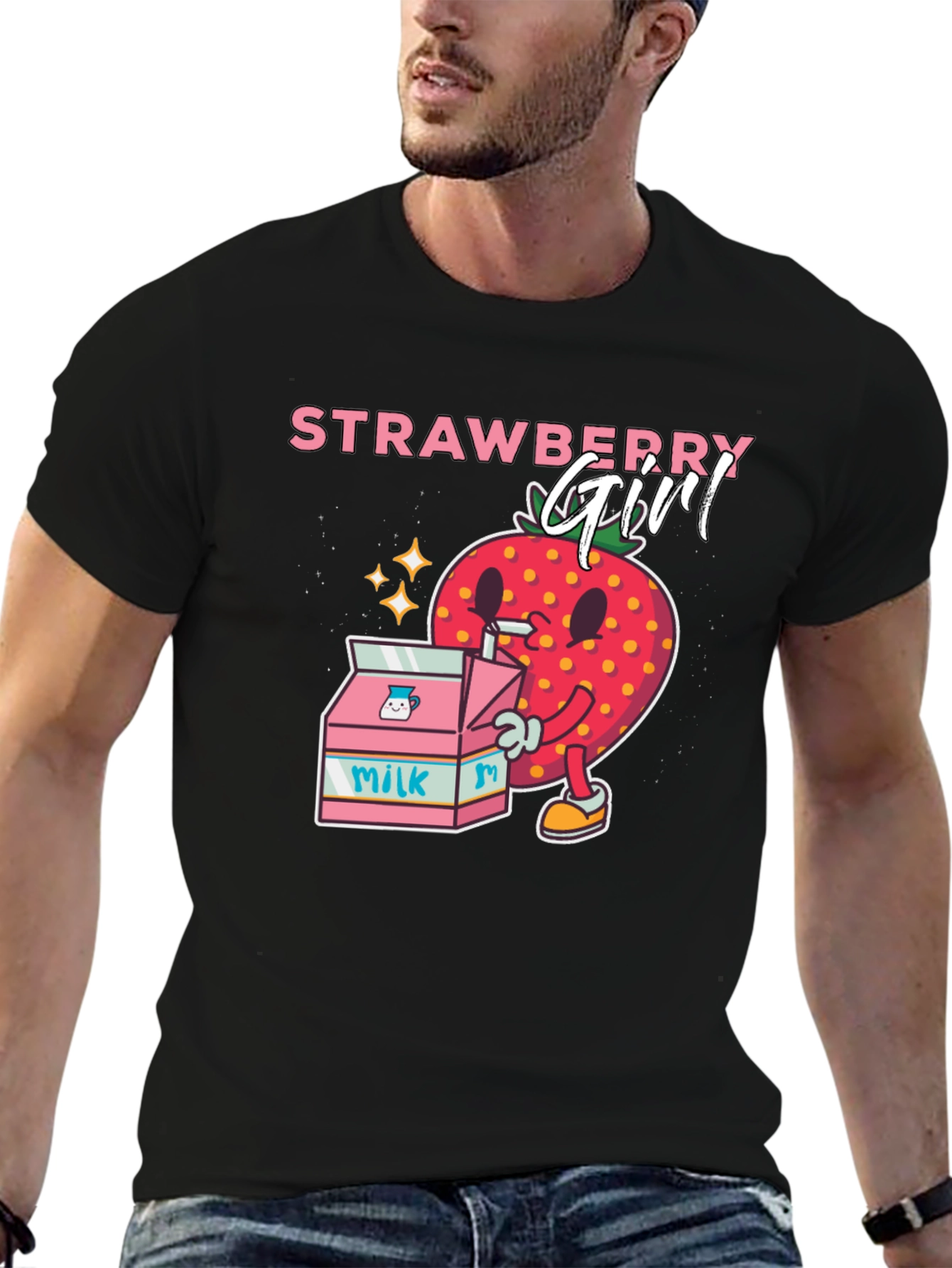 Strawberry Girl Graphic T-Shirt
