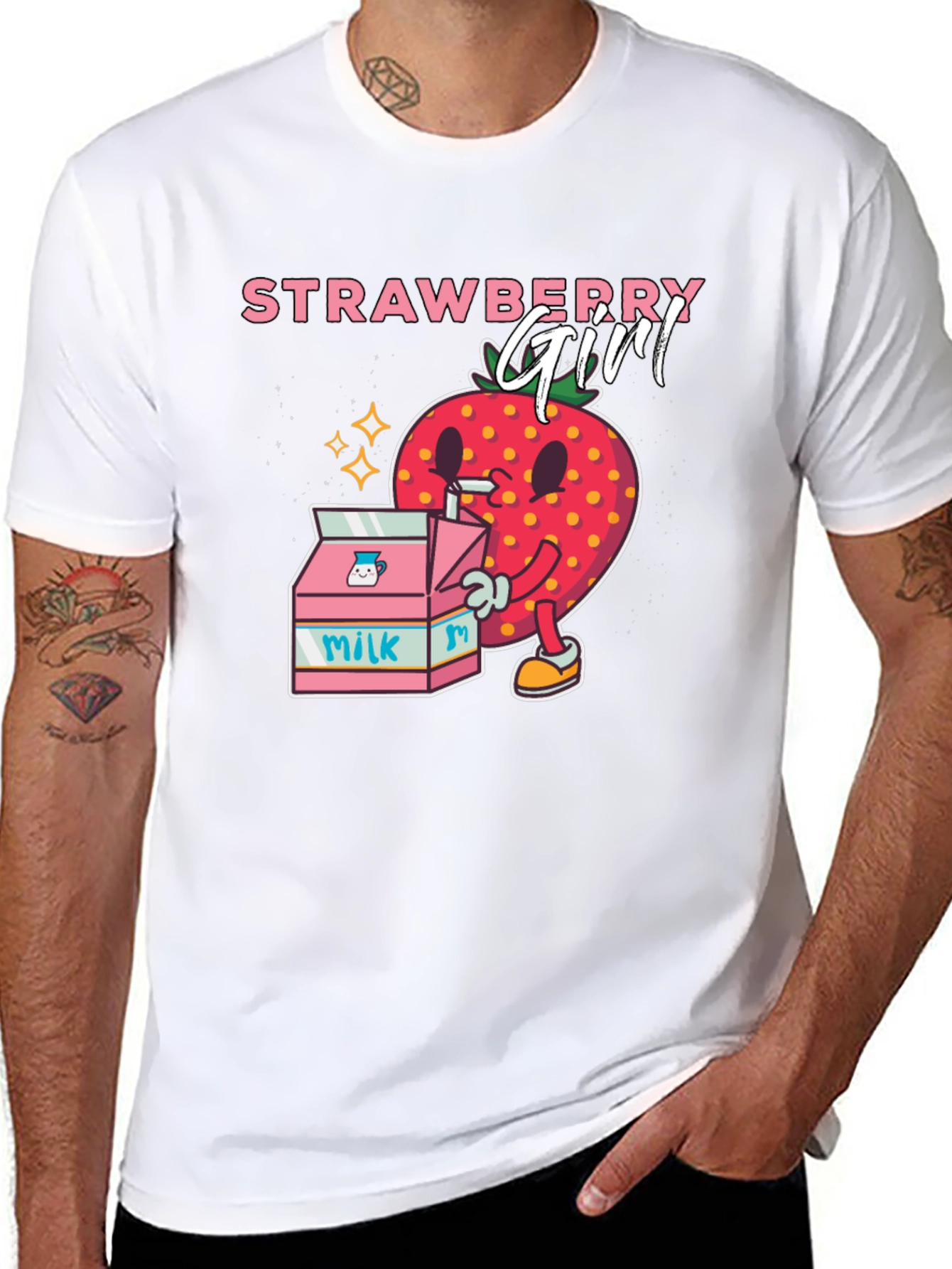 Strawberry Girl Graphic T-Shirt