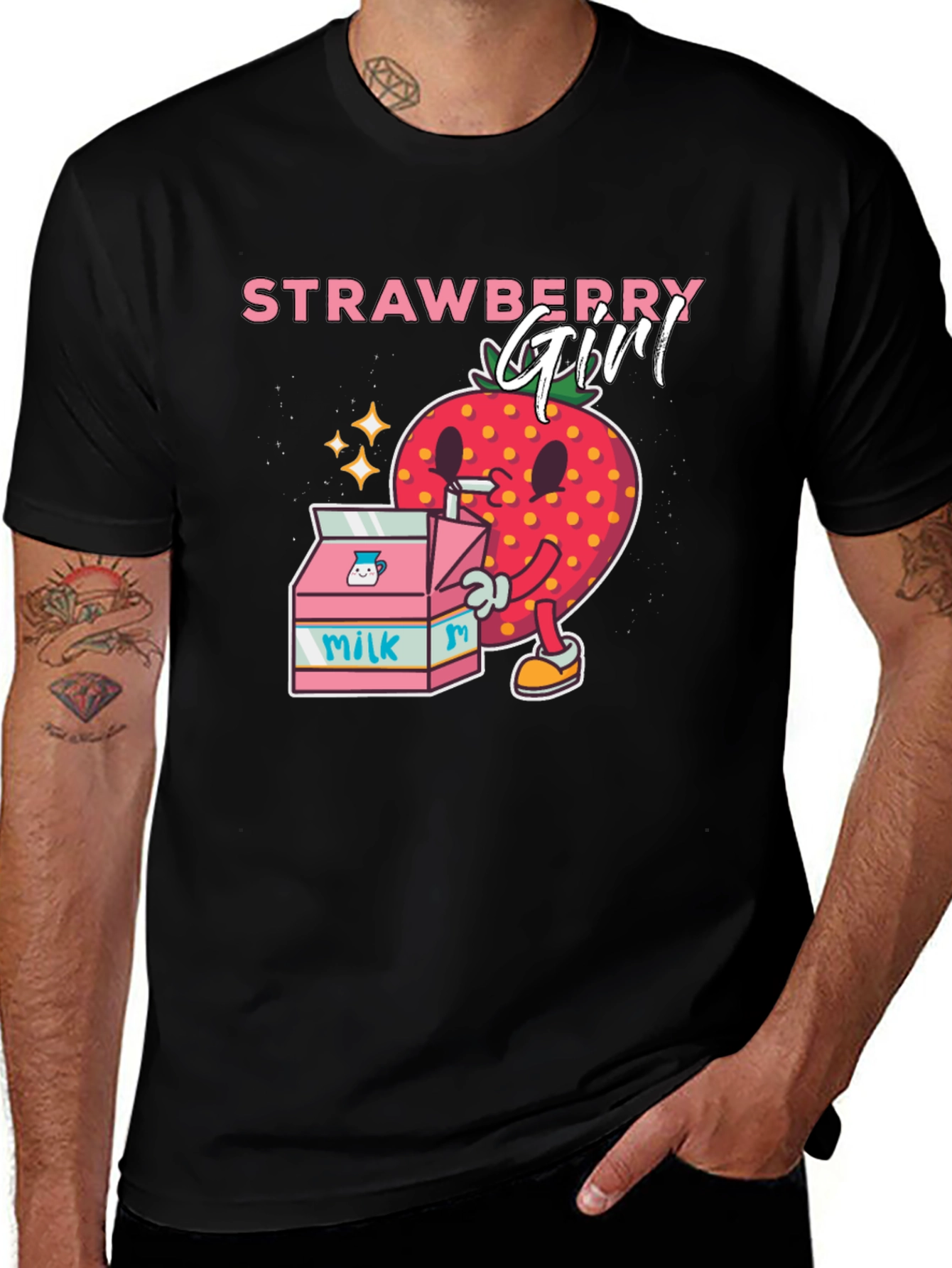 Strawberry Girl Graphic T-Shirt