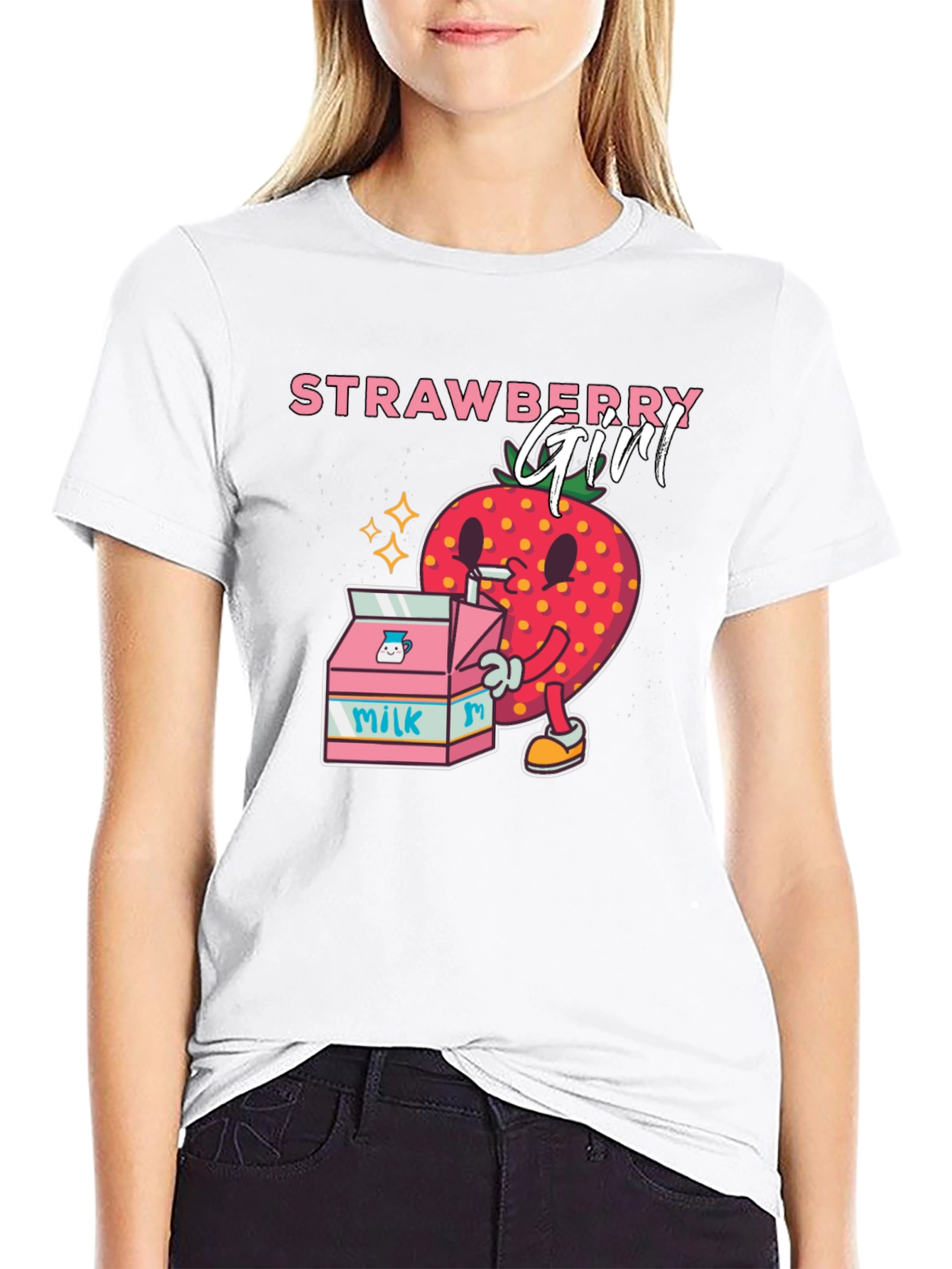 Strawberry Girl Graphic T-Shirt