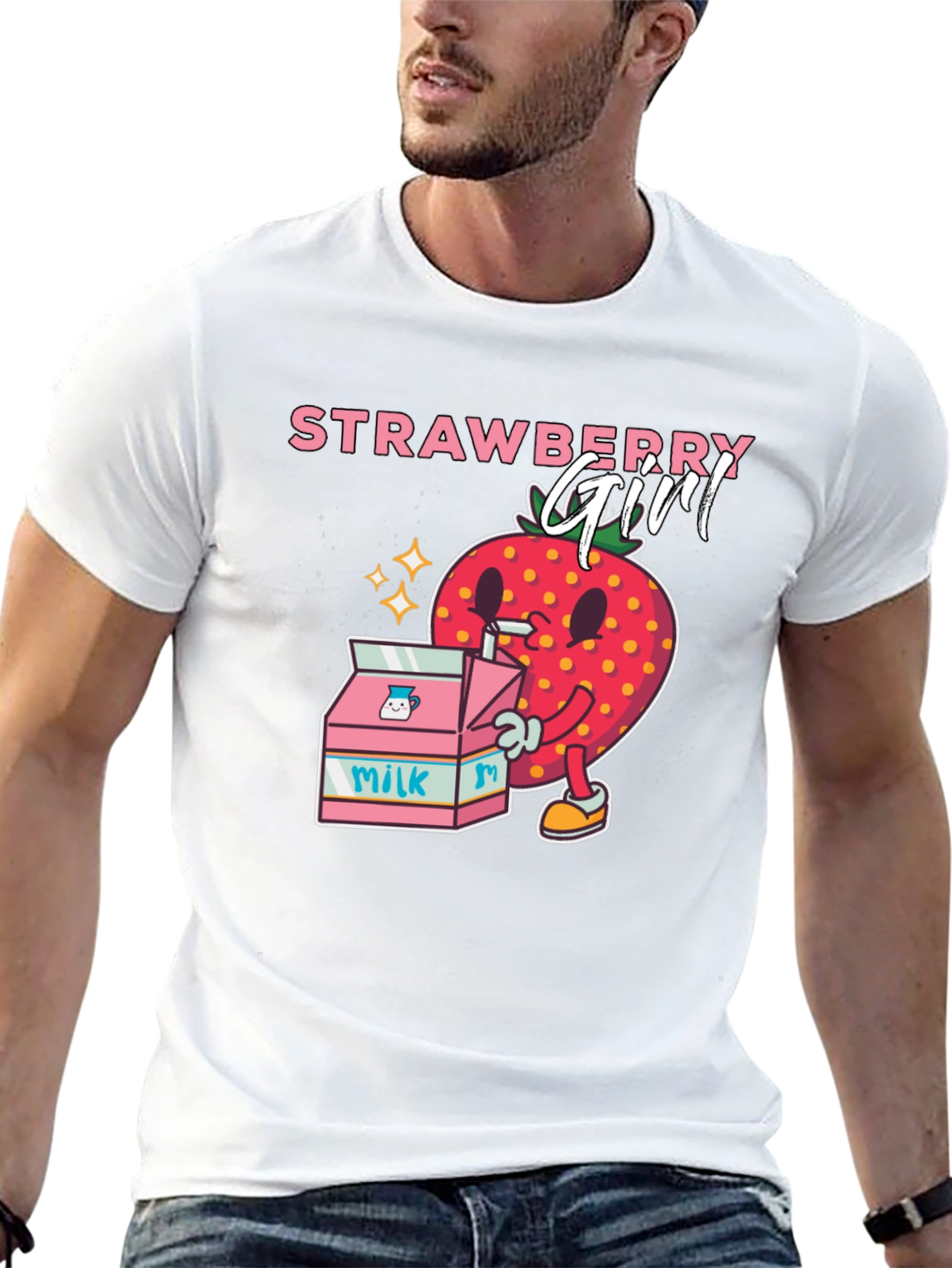 Strawberry Girl Graphic T-Shirt