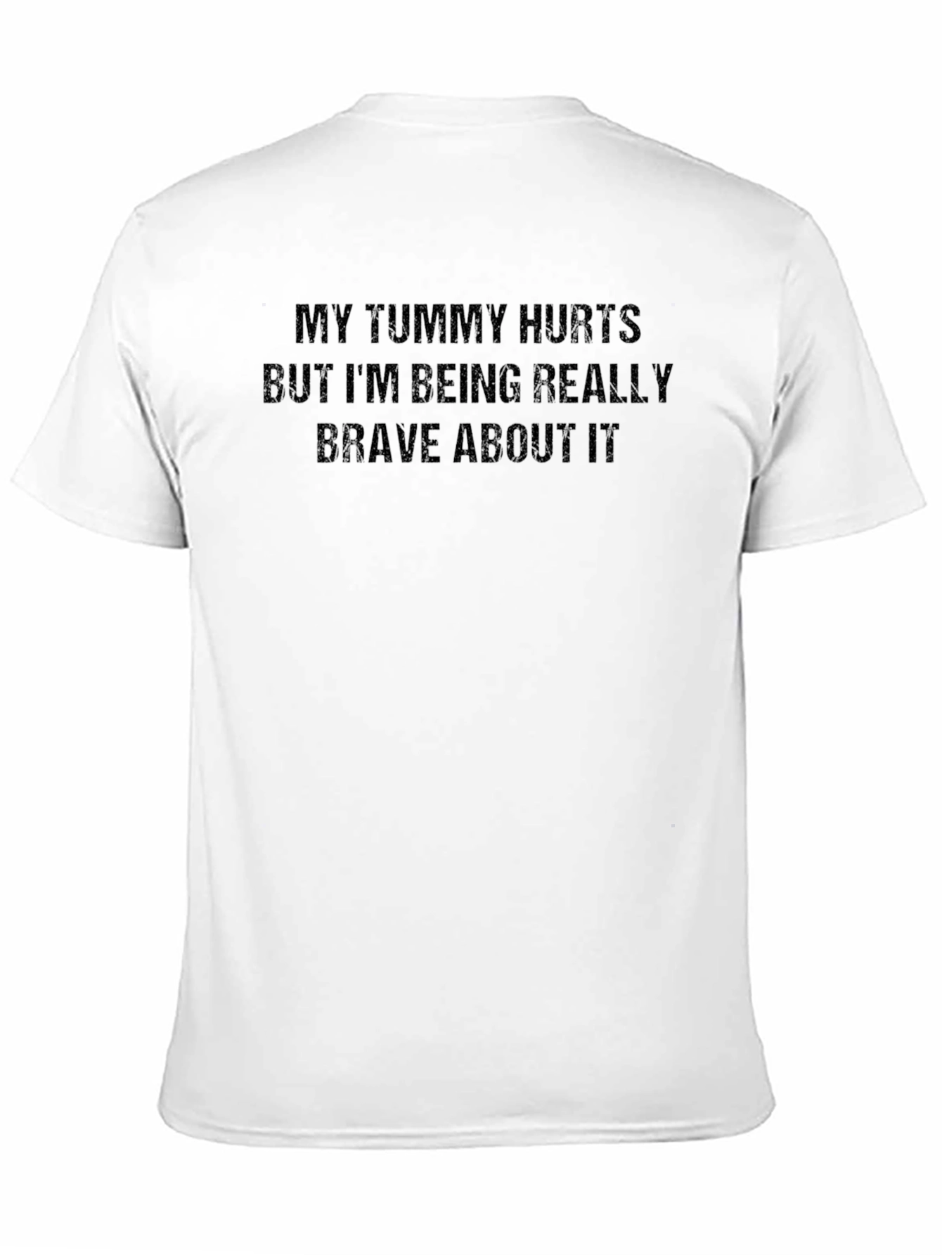 Funny Tummy Hurts Graphic Novelty T-Shirt