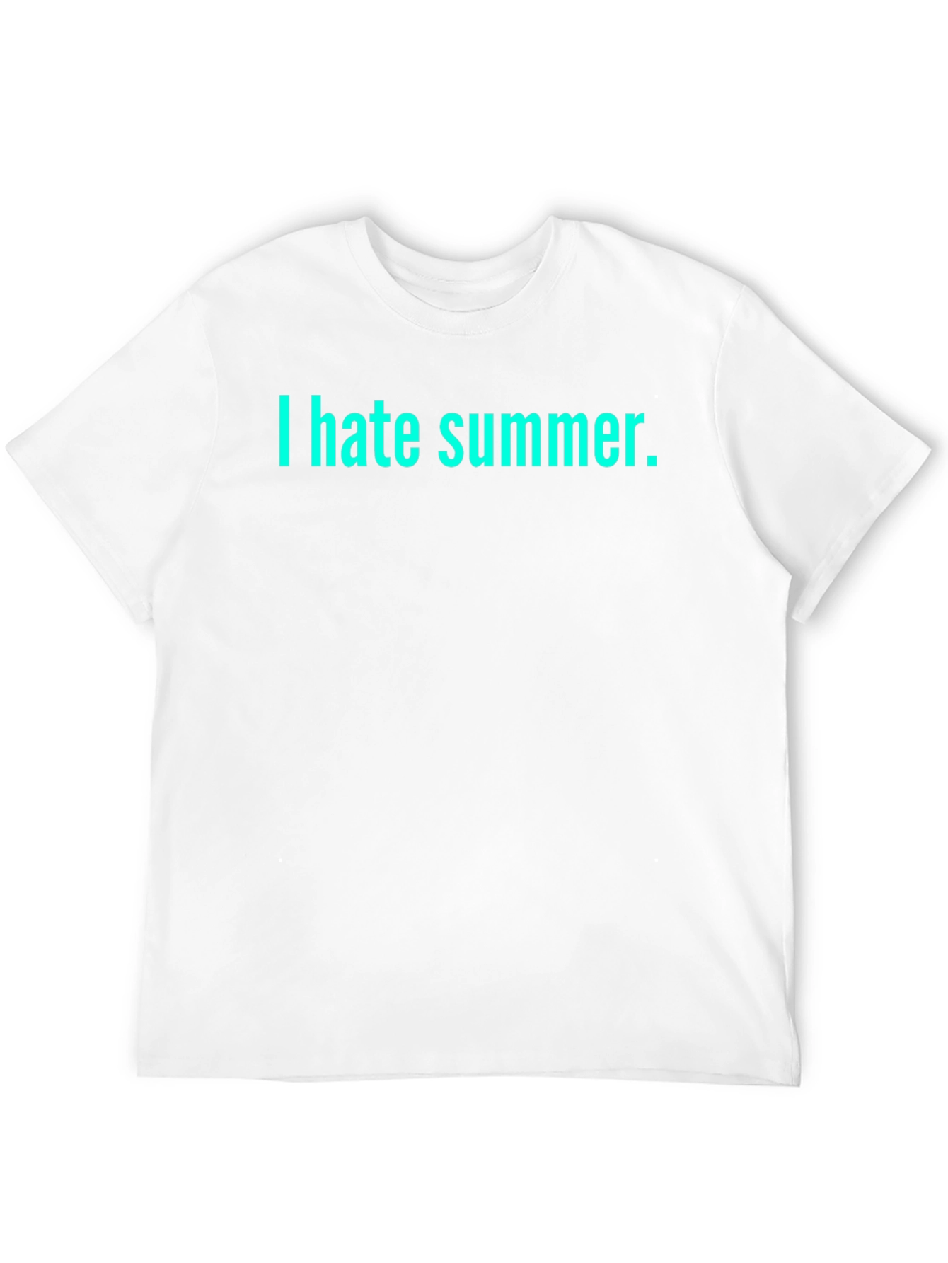 I Hate Summer Black T-Shirt
