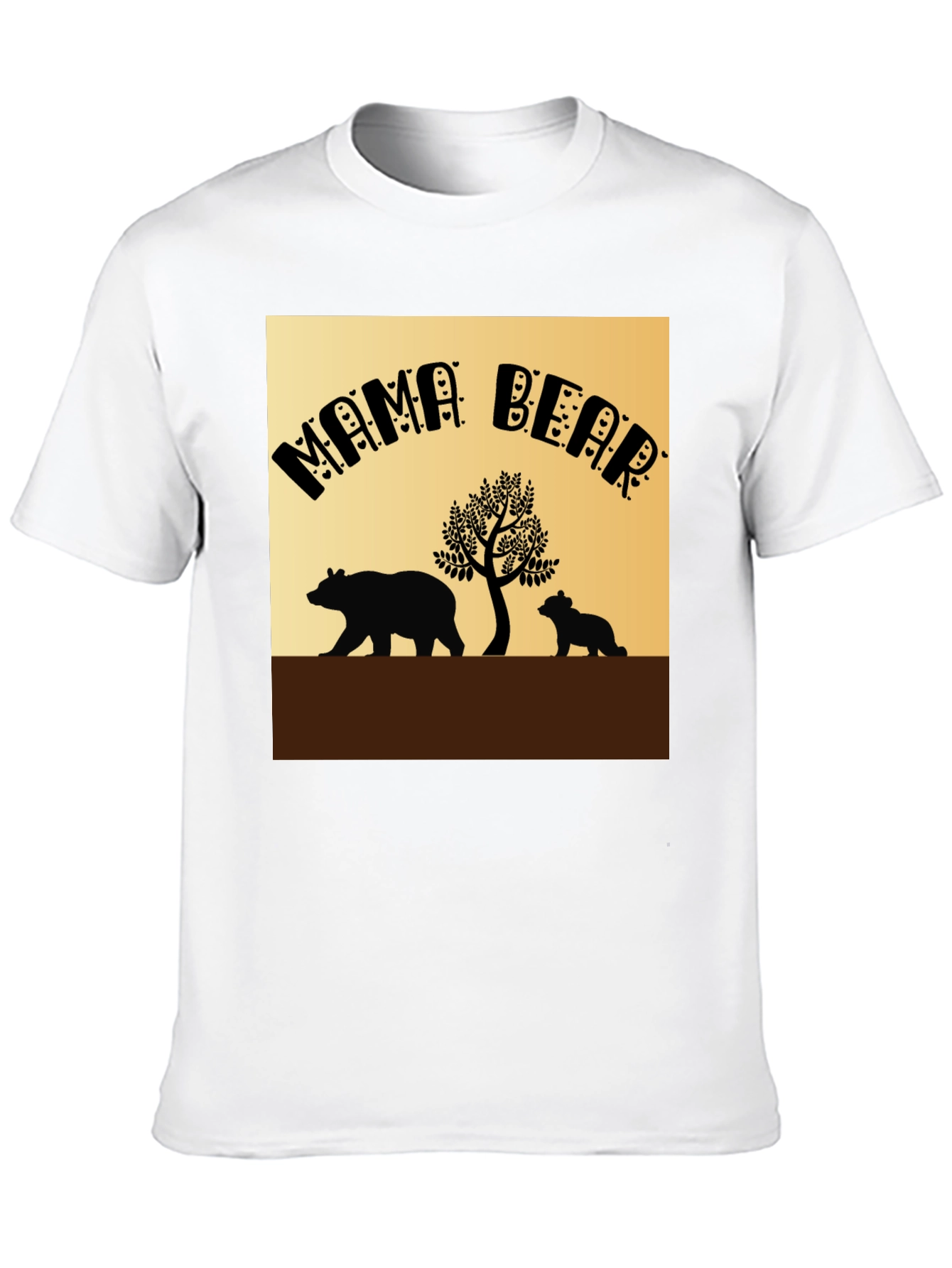 Mama Bear T-Shirt - Cute Family Design