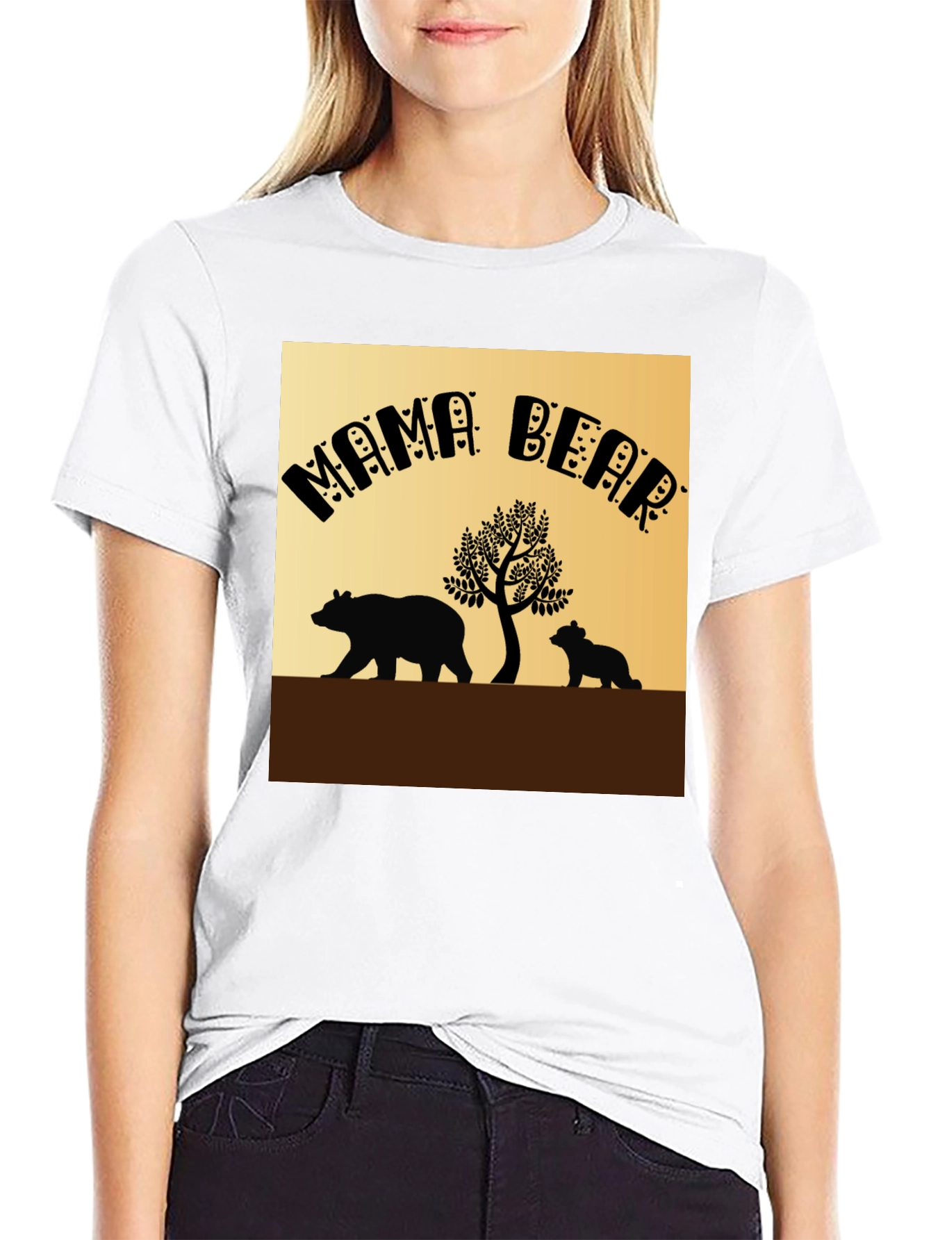 Mama Bear T-Shirt - Cute Family Design