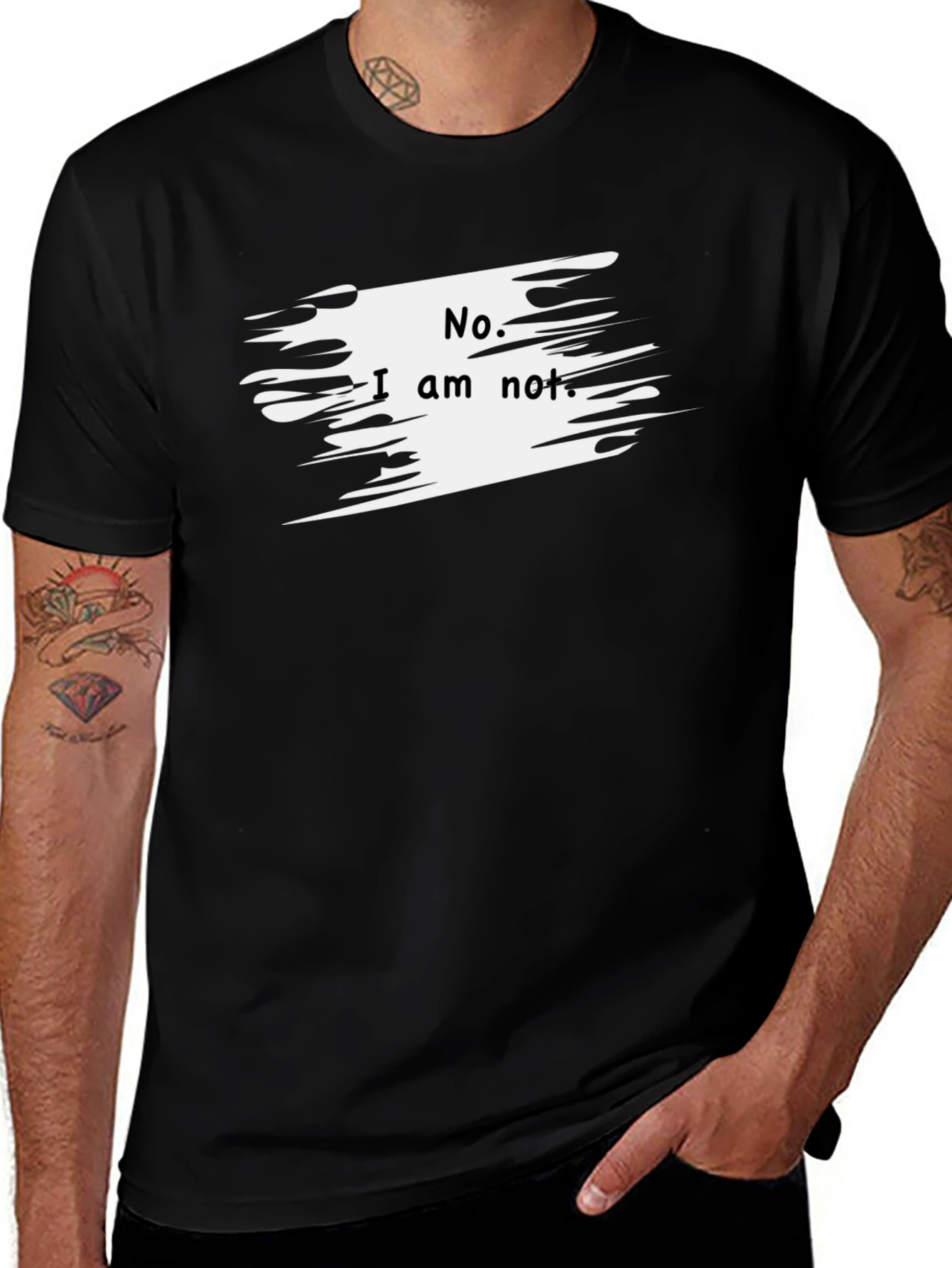 No. I am not. Graphic T-Shirt