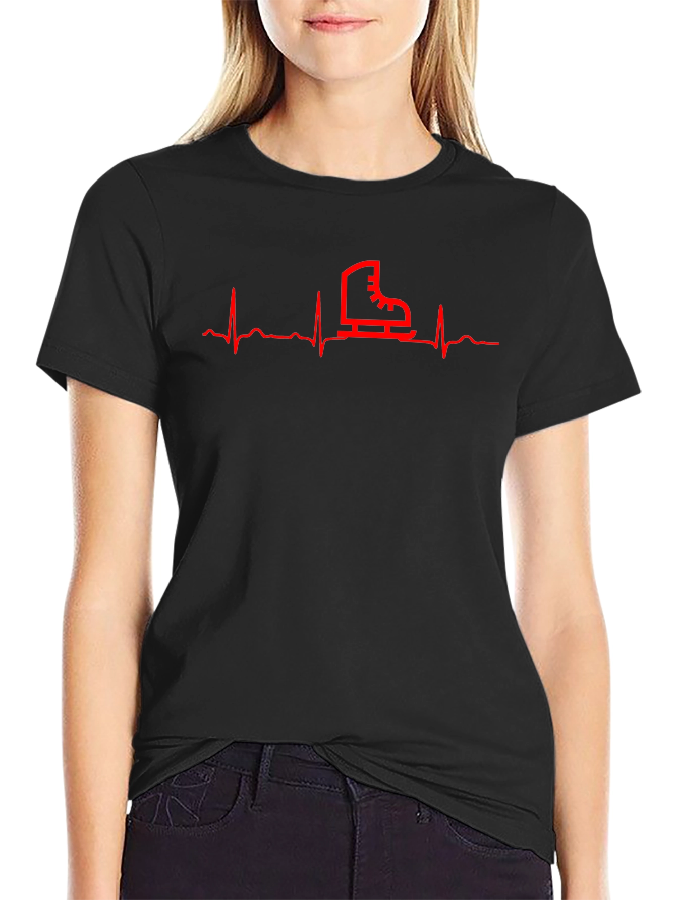 Skate Heartbeat Graphic T-Shirt
