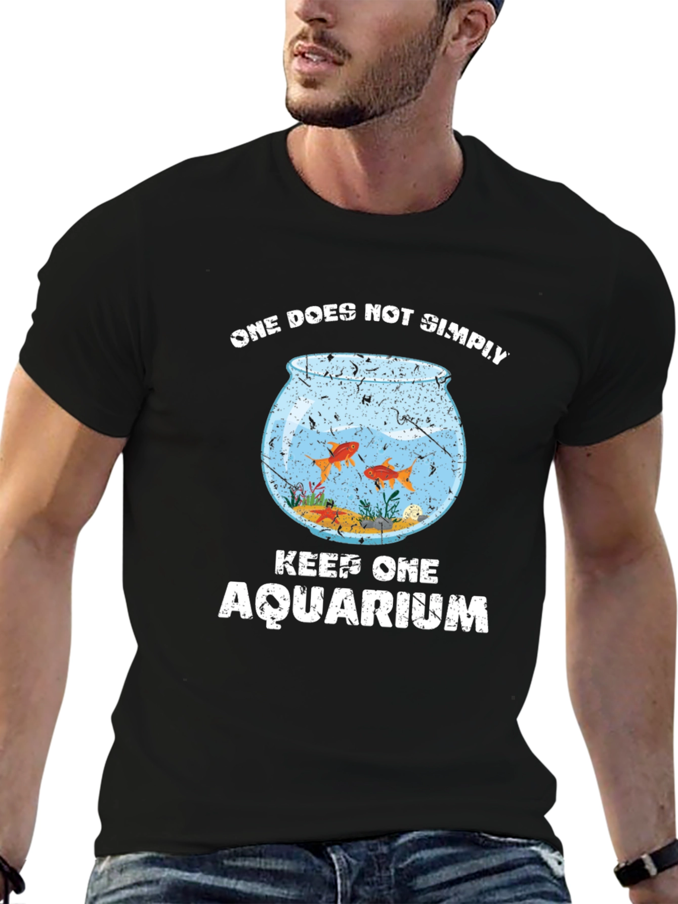 One Does Not Simply Keep One Aquarium Graphic T-Shirt