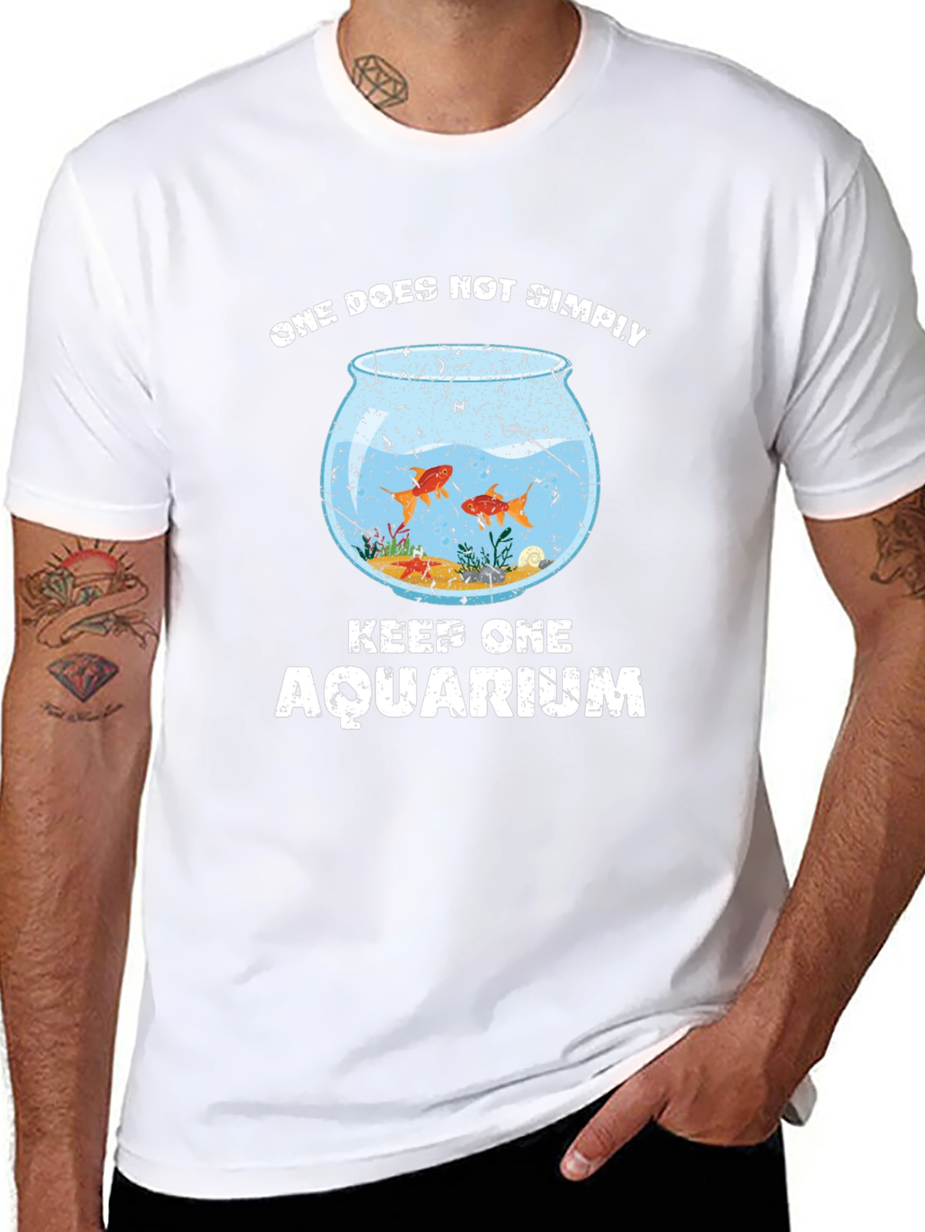One Does Not Simply Keep One Aquarium Graphic T-Shirt