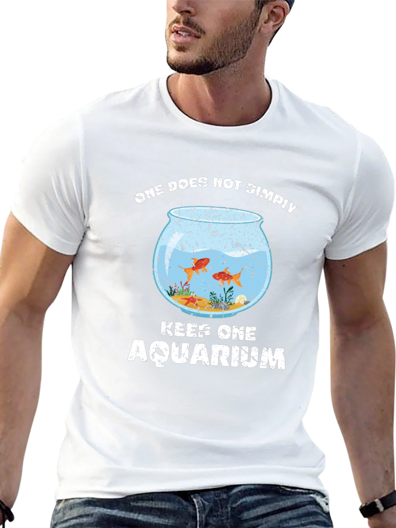 One Does Not Simply Keep One Aquarium Graphic T-Shirt