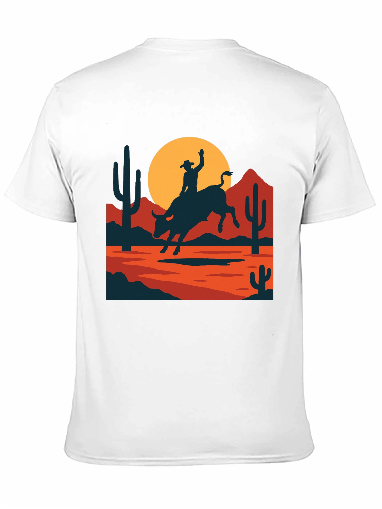 Retro Rodeo Graphic Tee - Western Style Shirt