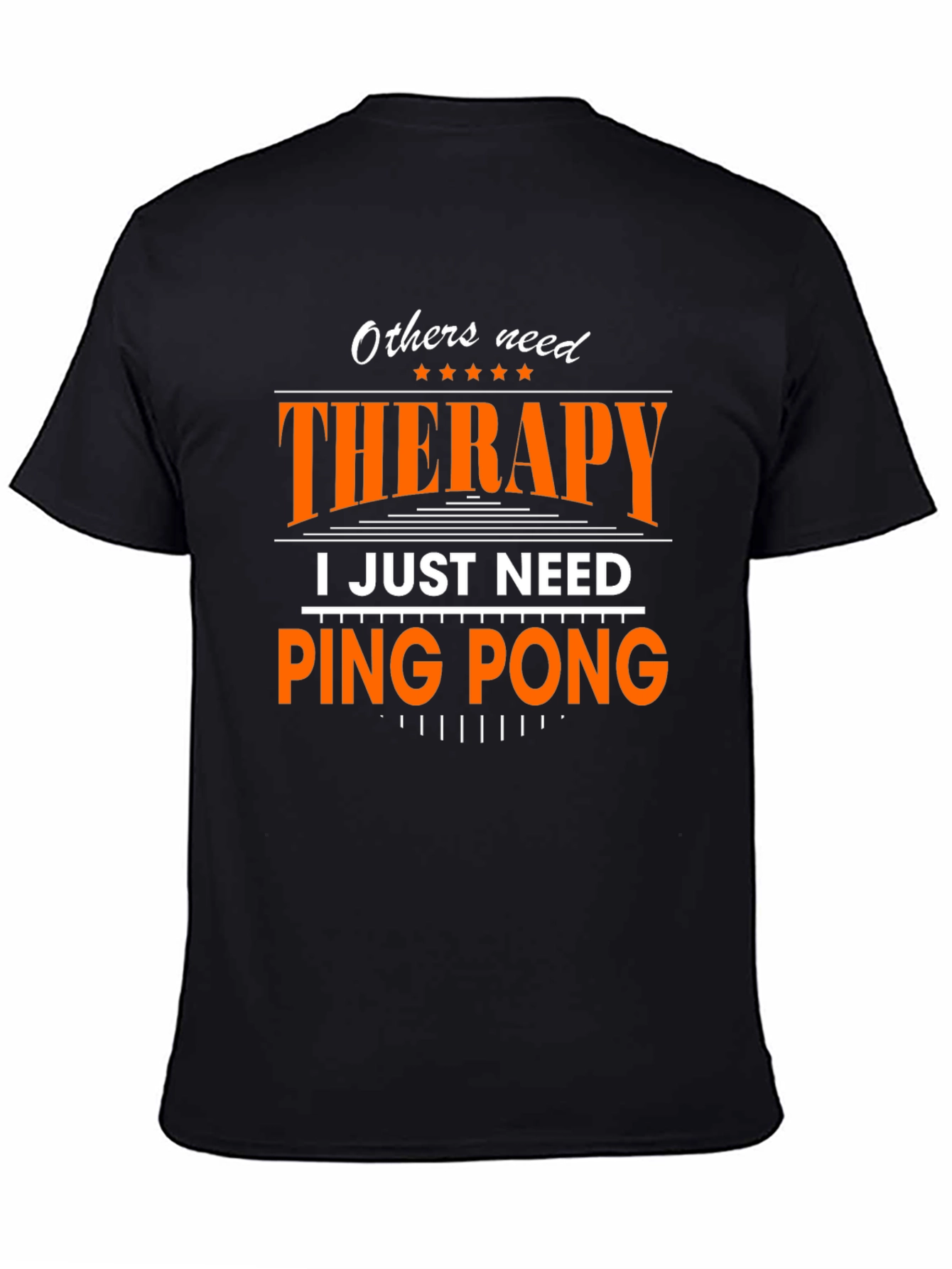 Therapy Ping Pong T-Shirt - Black Cotton Tee