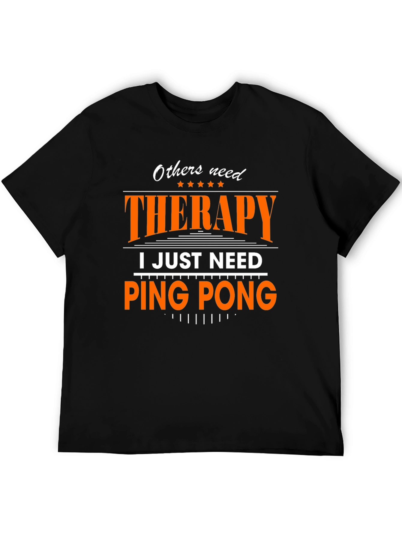 Therapy Ping Pong T-Shirt - Black Cotton Tee
