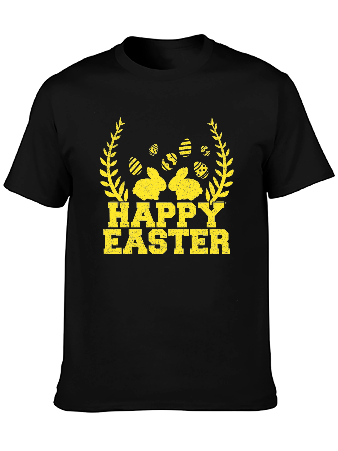Happy Easter Bunny & Egg Graphic T-Shirt