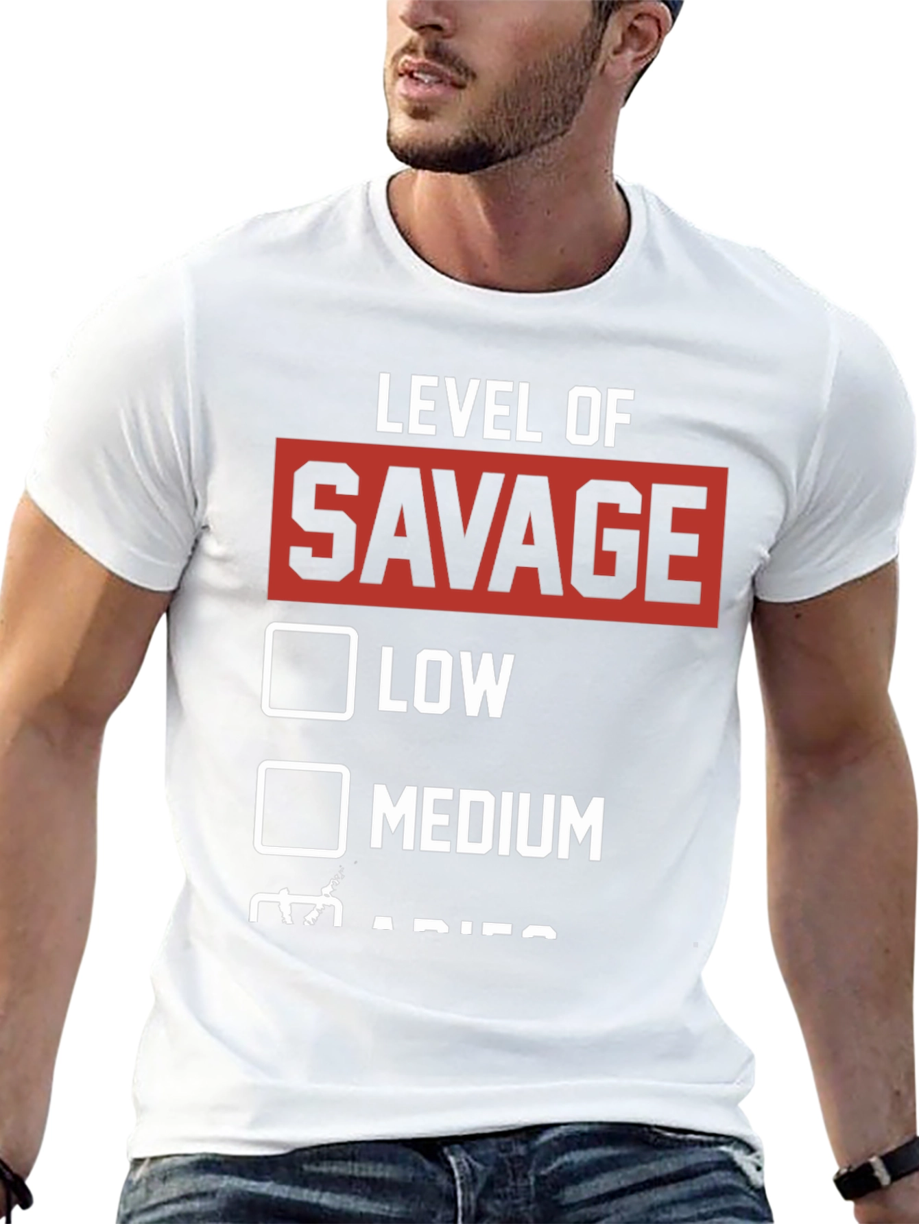Level of Savage Graphic Tee - Black