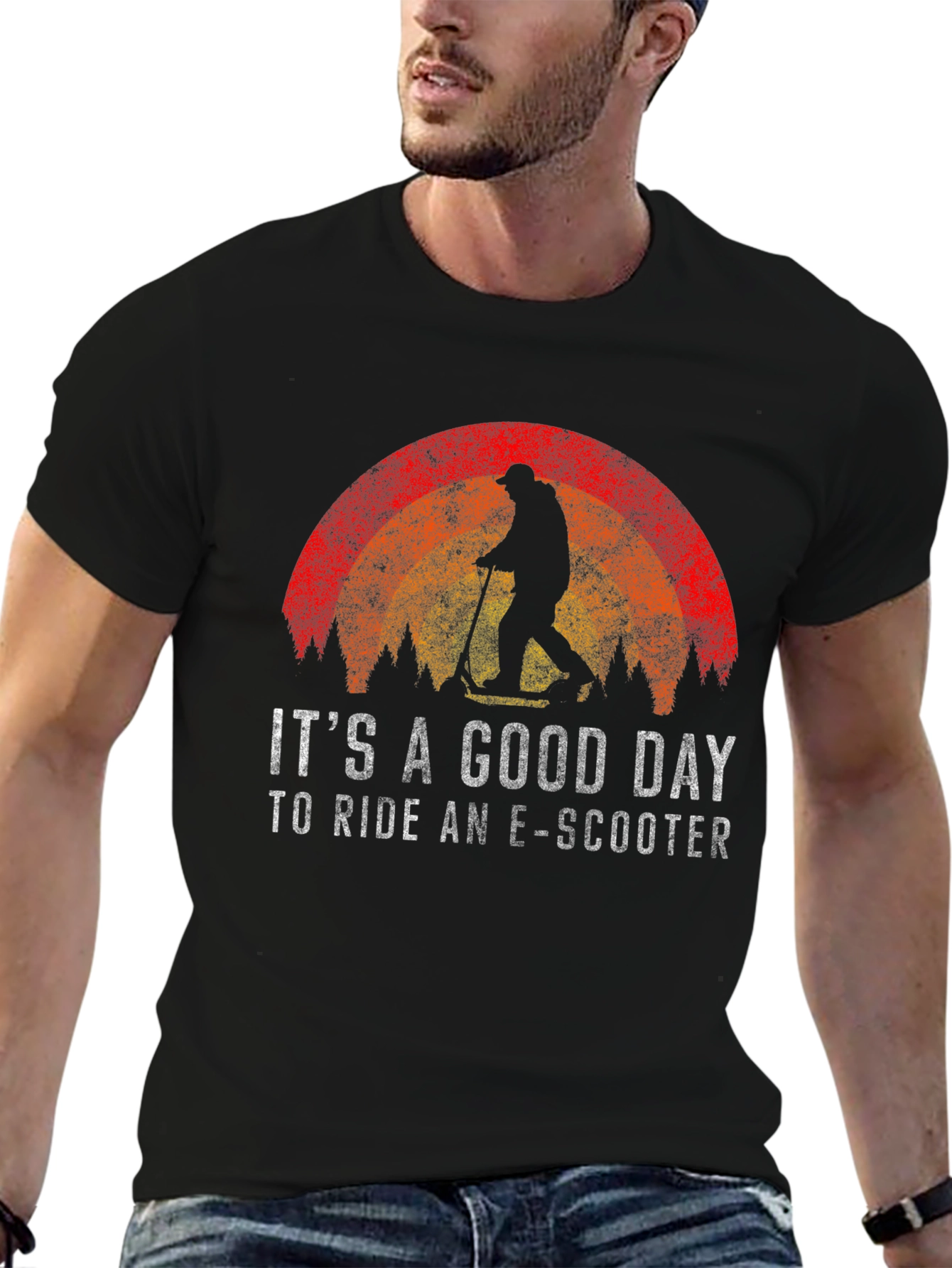 E-Scooter Ride T-Shirt - Good Day Design