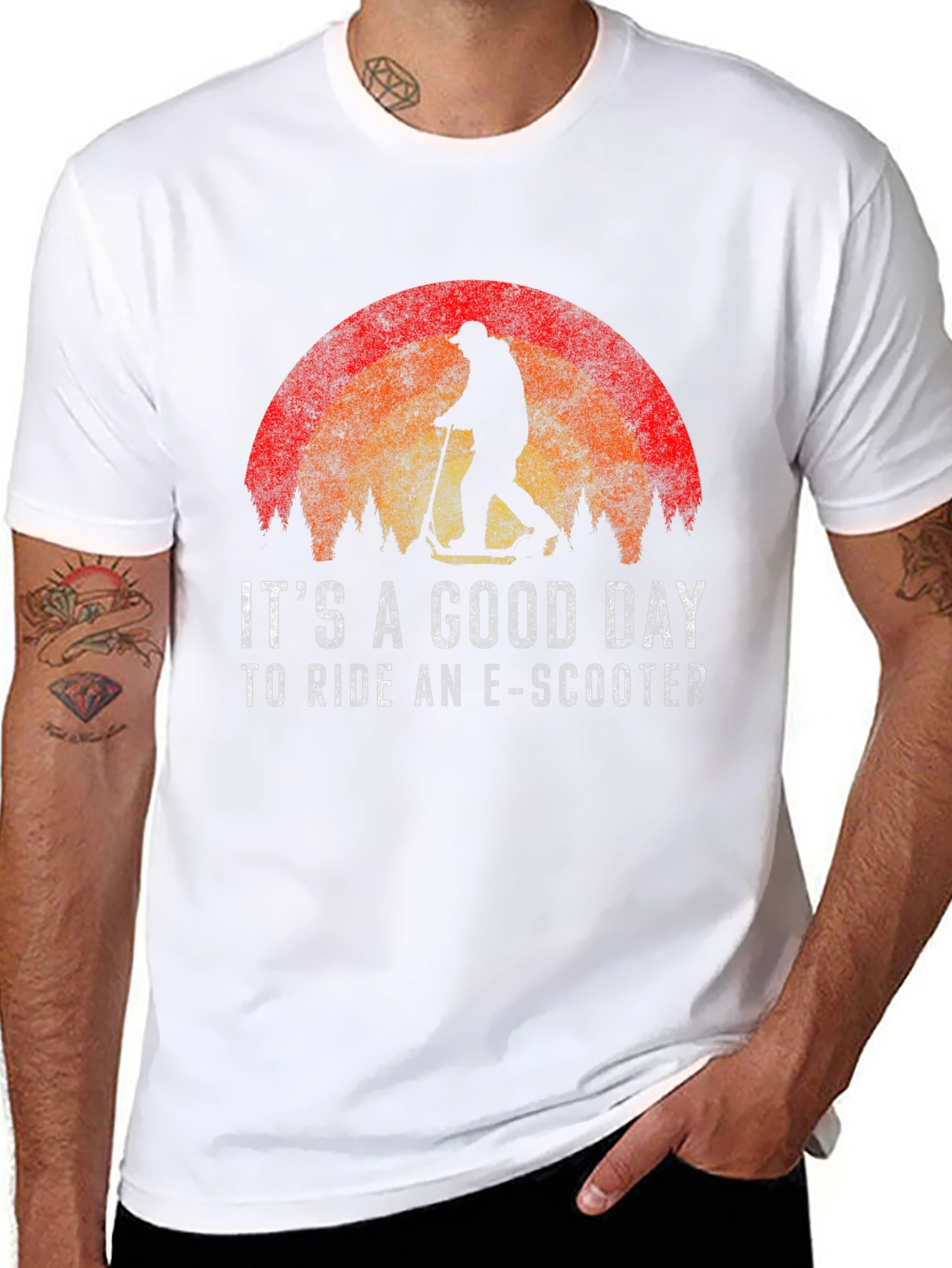 E-Scooter Ride T-Shirt - Good Day Design