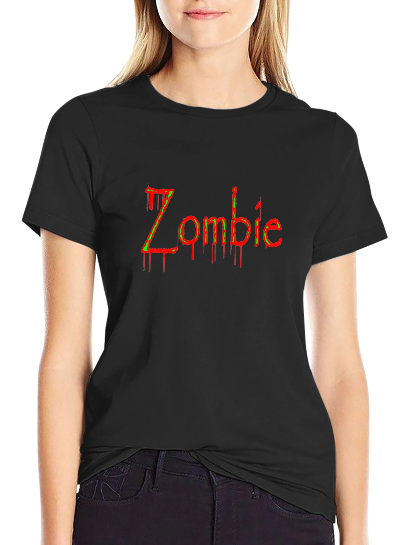 Zombie Graphic Tee - Mens Black T-Shirt