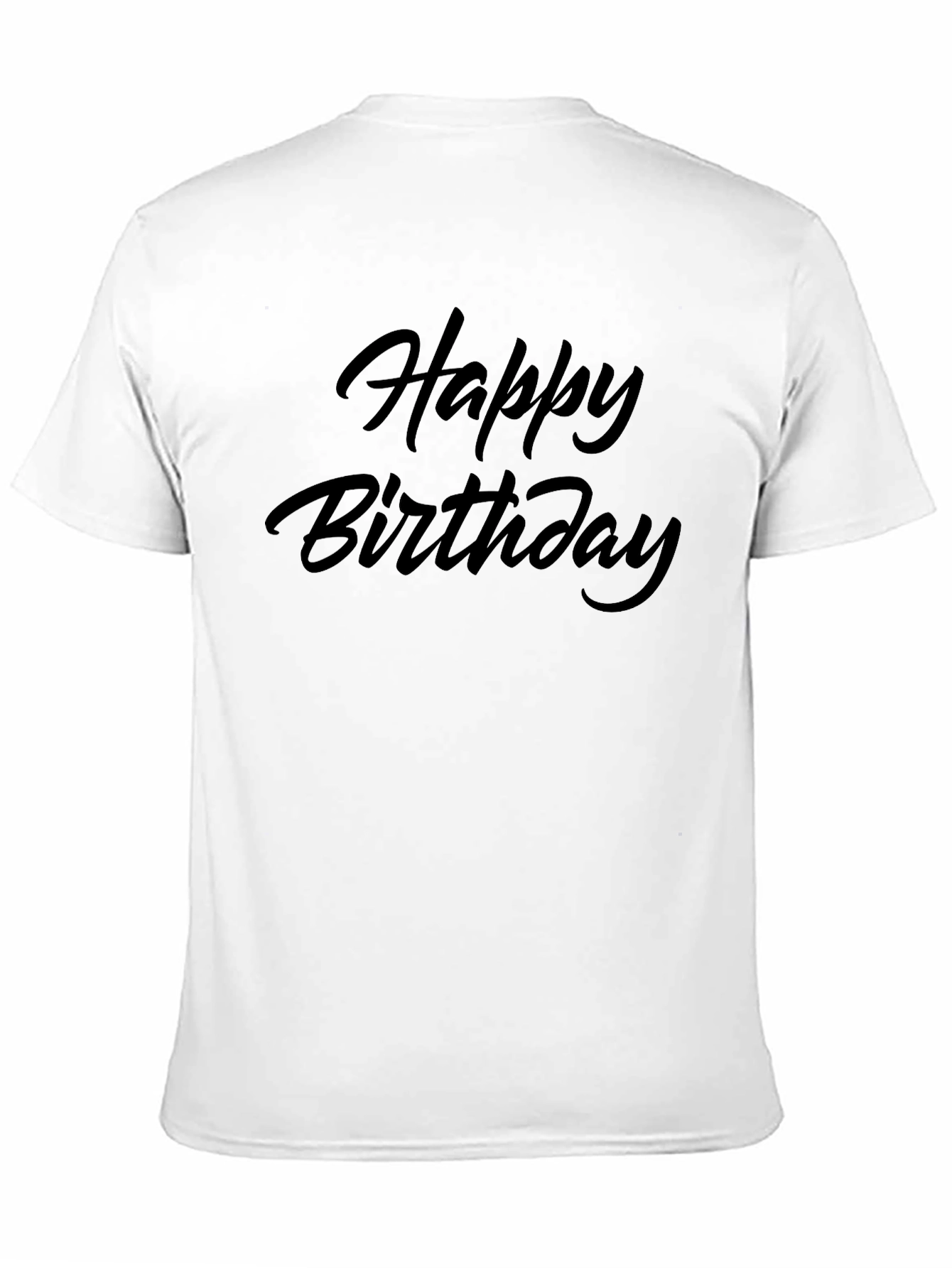 Happy Birthday Black T-Shirt