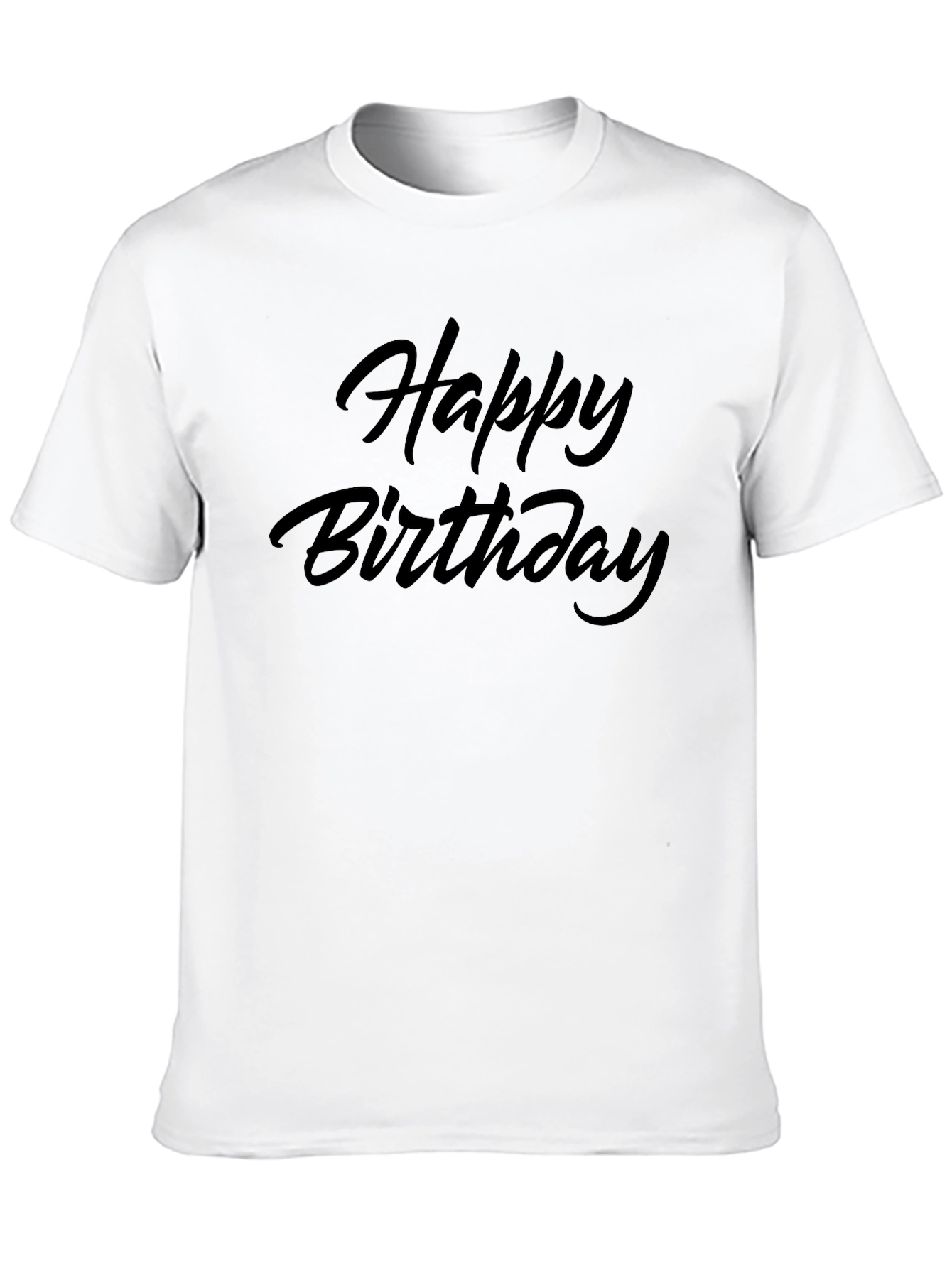 Happy Birthday Black T-Shirt