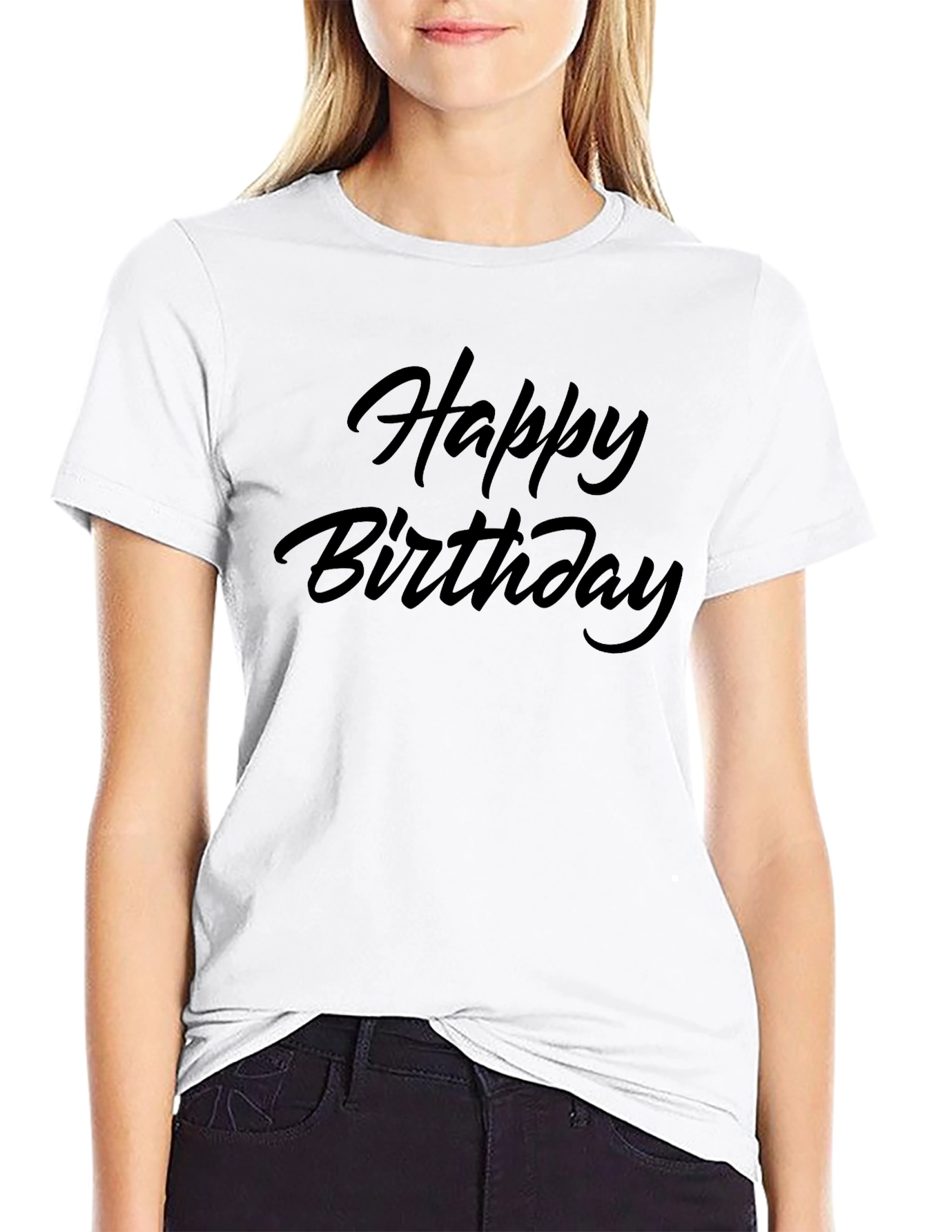 Happy Birthday Black T-Shirt