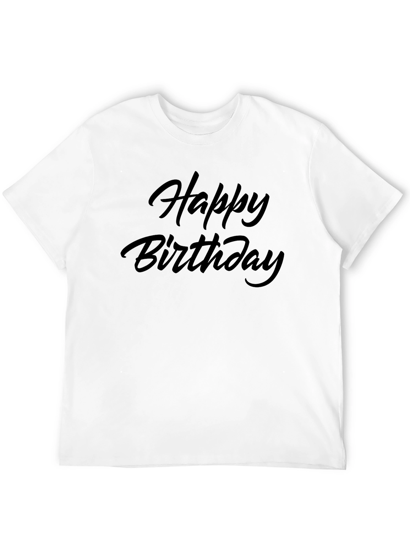 Happy Birthday Black T-Shirt