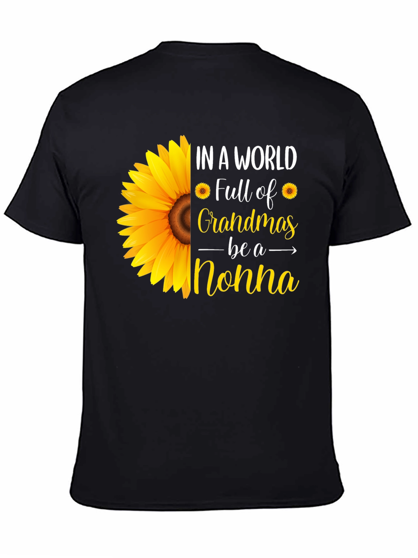 Sunflower Nonna T-Shirt - Grandmas Gift