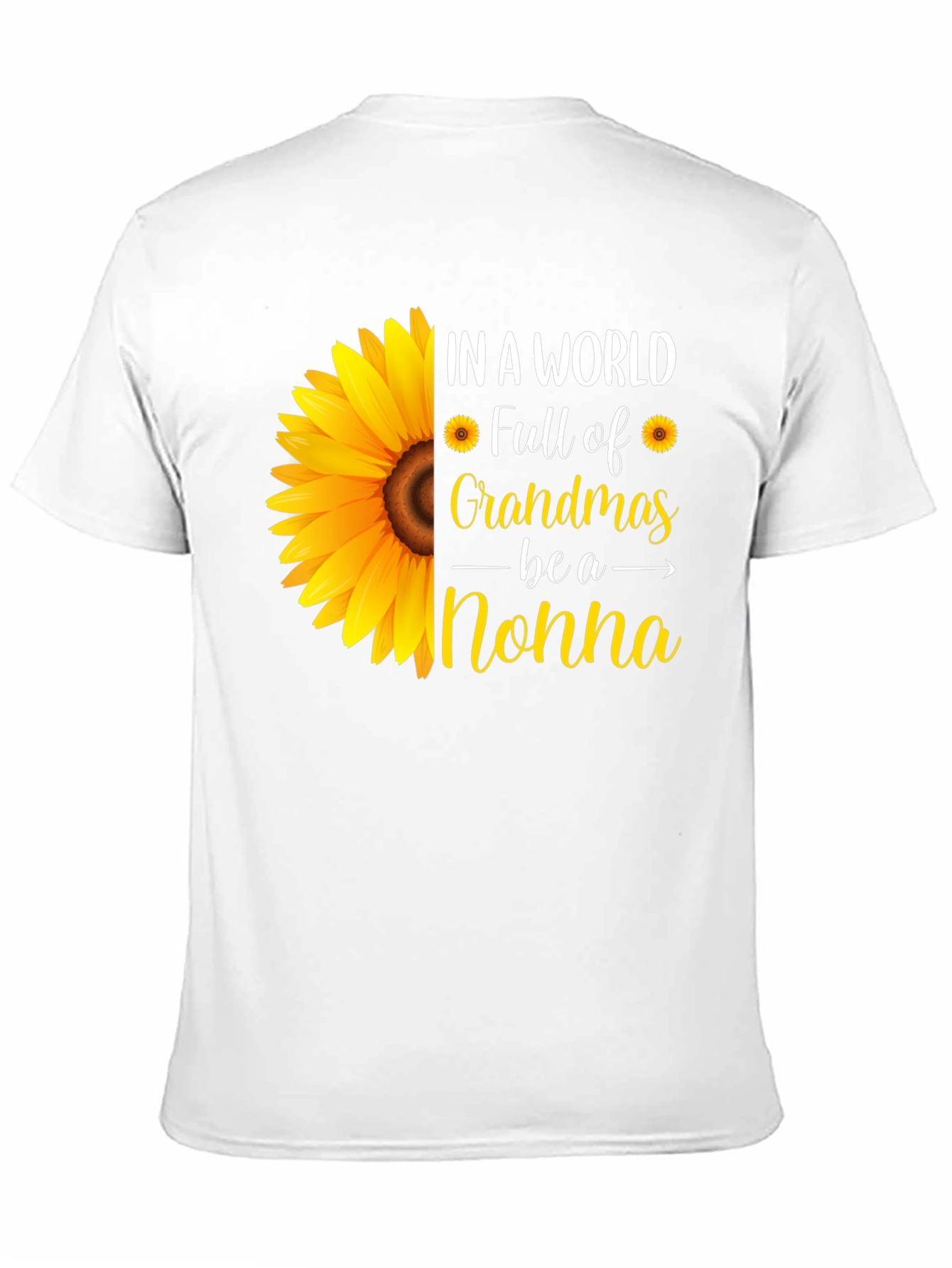 Sunflower Nonna T-Shirt - Grandmas Gift