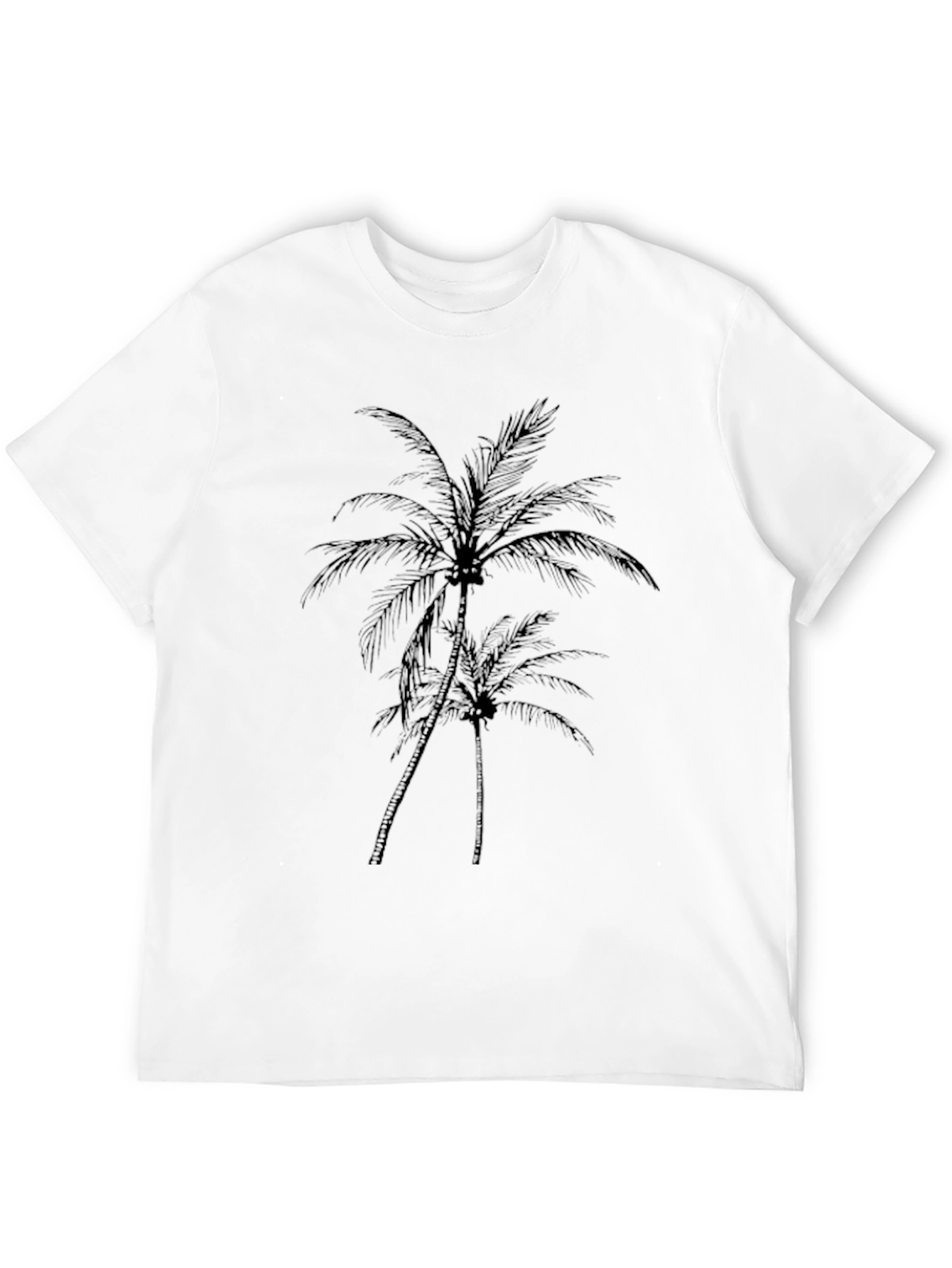Black Palm Tree Graphic Tee