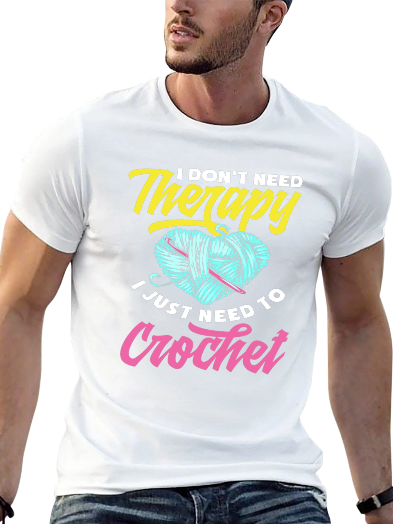 I Dont Need Therapy Crochet T-Shirt