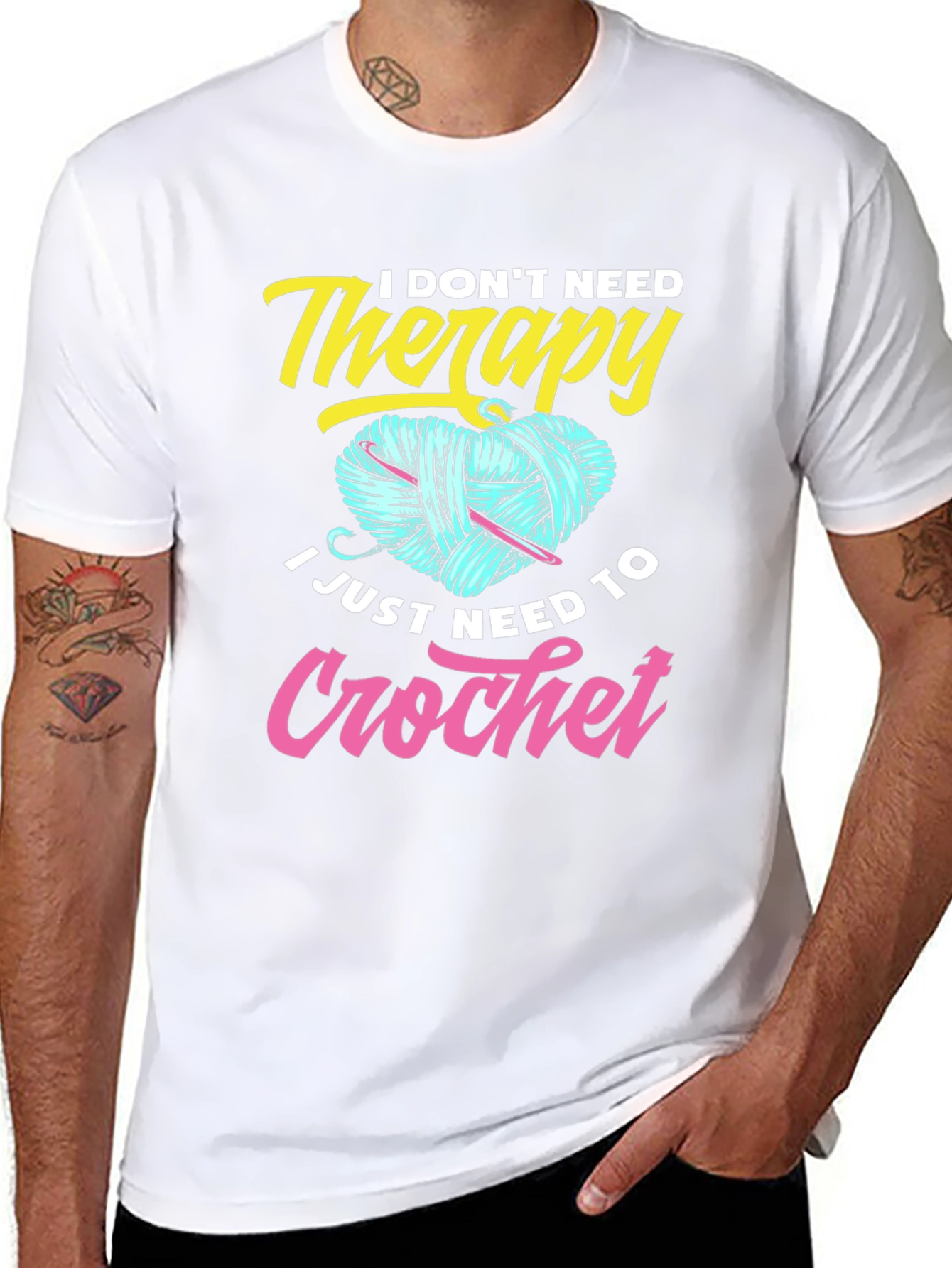 I Dont Need Therapy Crochet T-Shirt