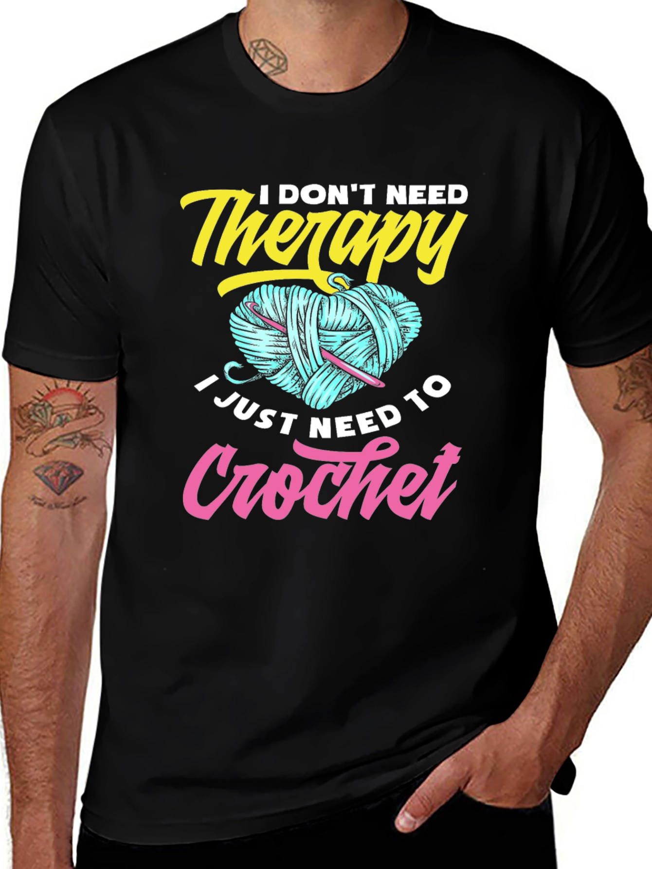 I Dont Need Therapy Crochet T-Shirt
