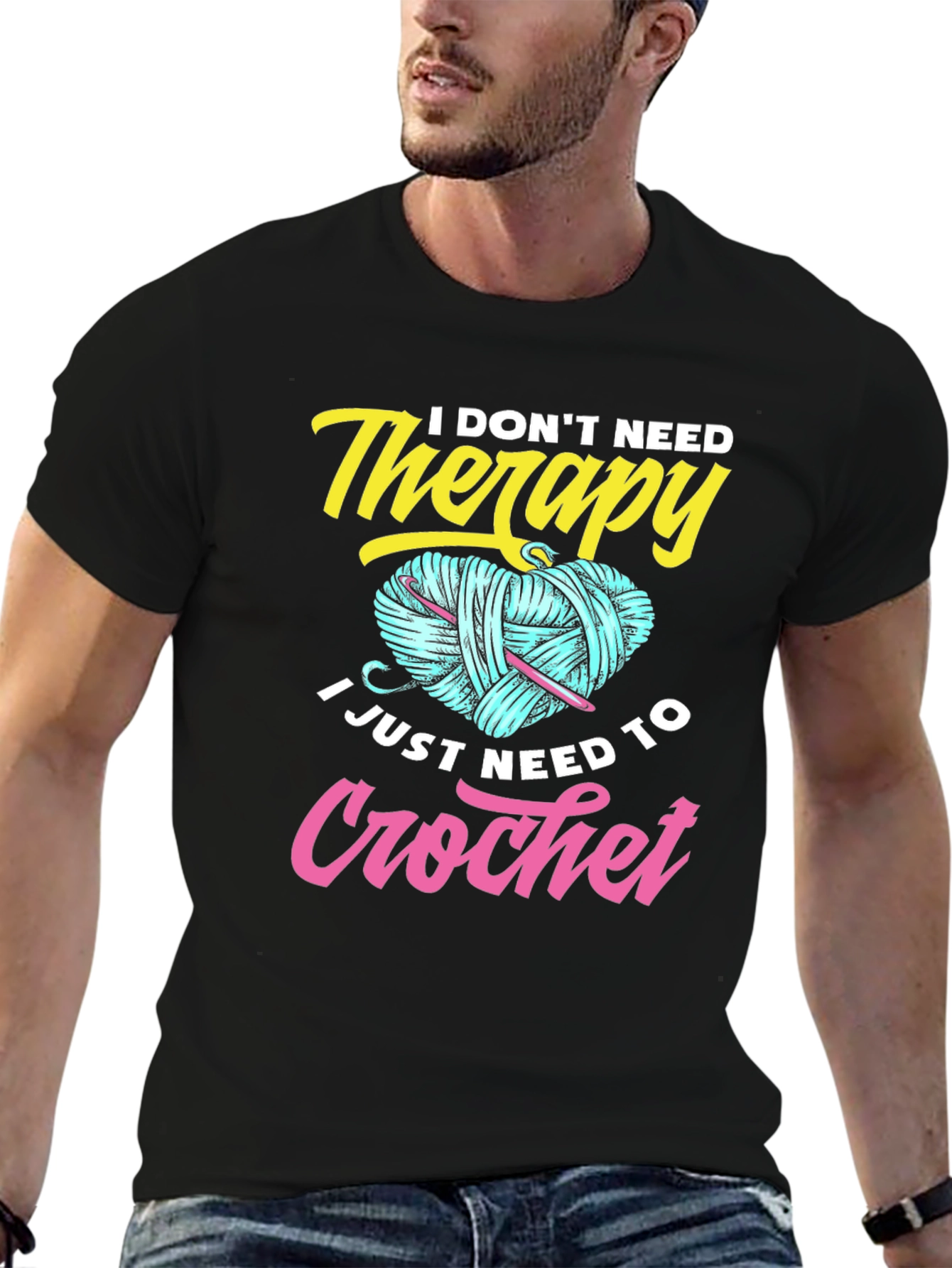 I Dont Need Therapy Crochet T-Shirt
