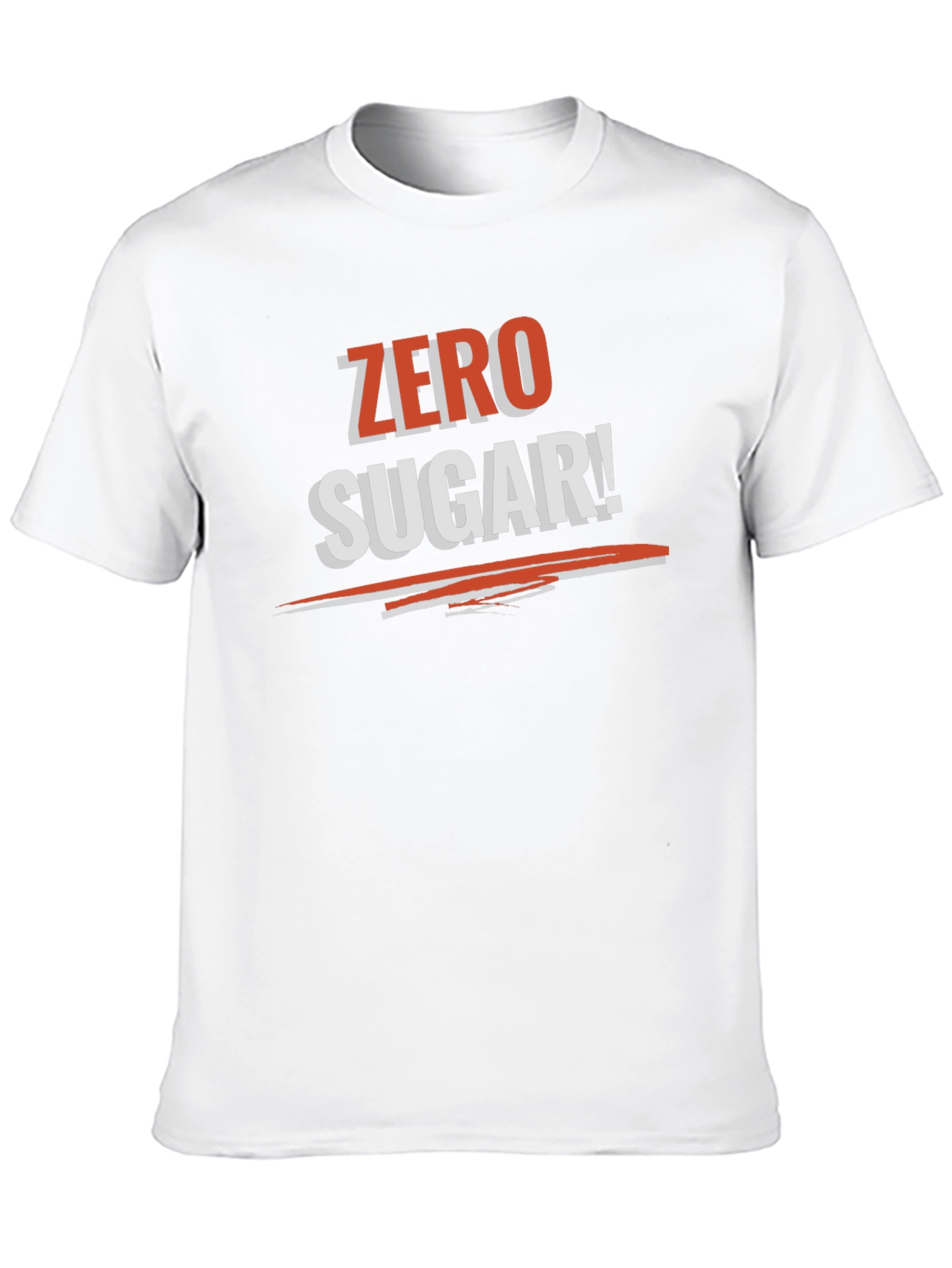 Zero Sugar Graphic Tee - Black Cotton T-Shirt