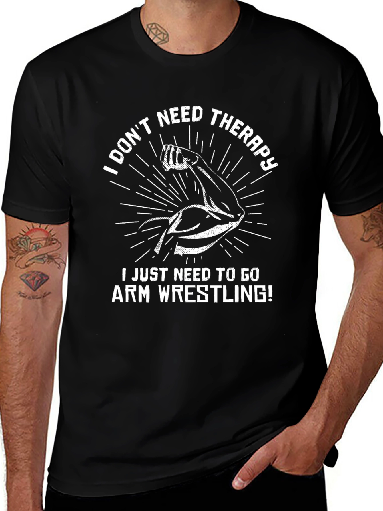 Arm Wrestling Therapy T-Shirt
