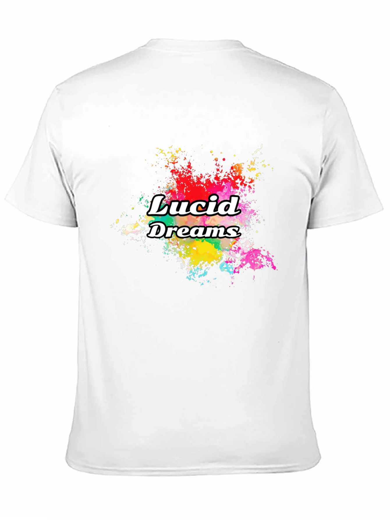 Lucid Dreams Graphic Print Black T-Shirt