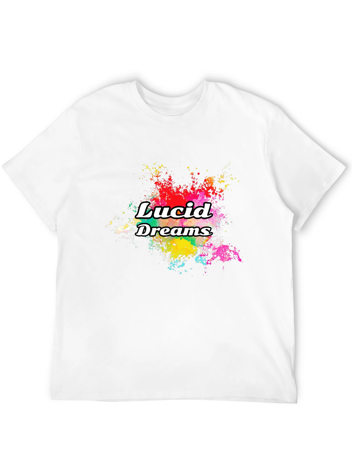 Lucid Dreams Graphic Print Black T-Shirt