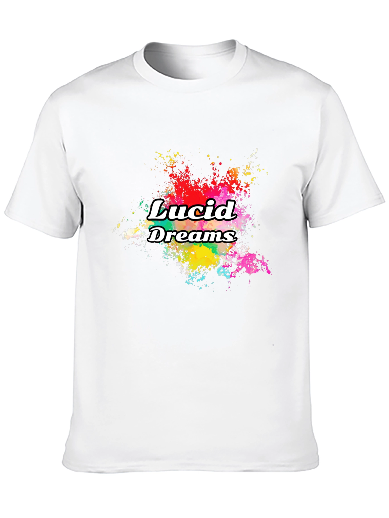 Lucid Dreams Graphic Print Black T-Shirt