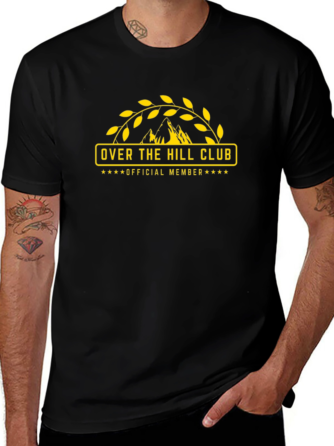 Over The Hill Club T-Shirt - Official Member