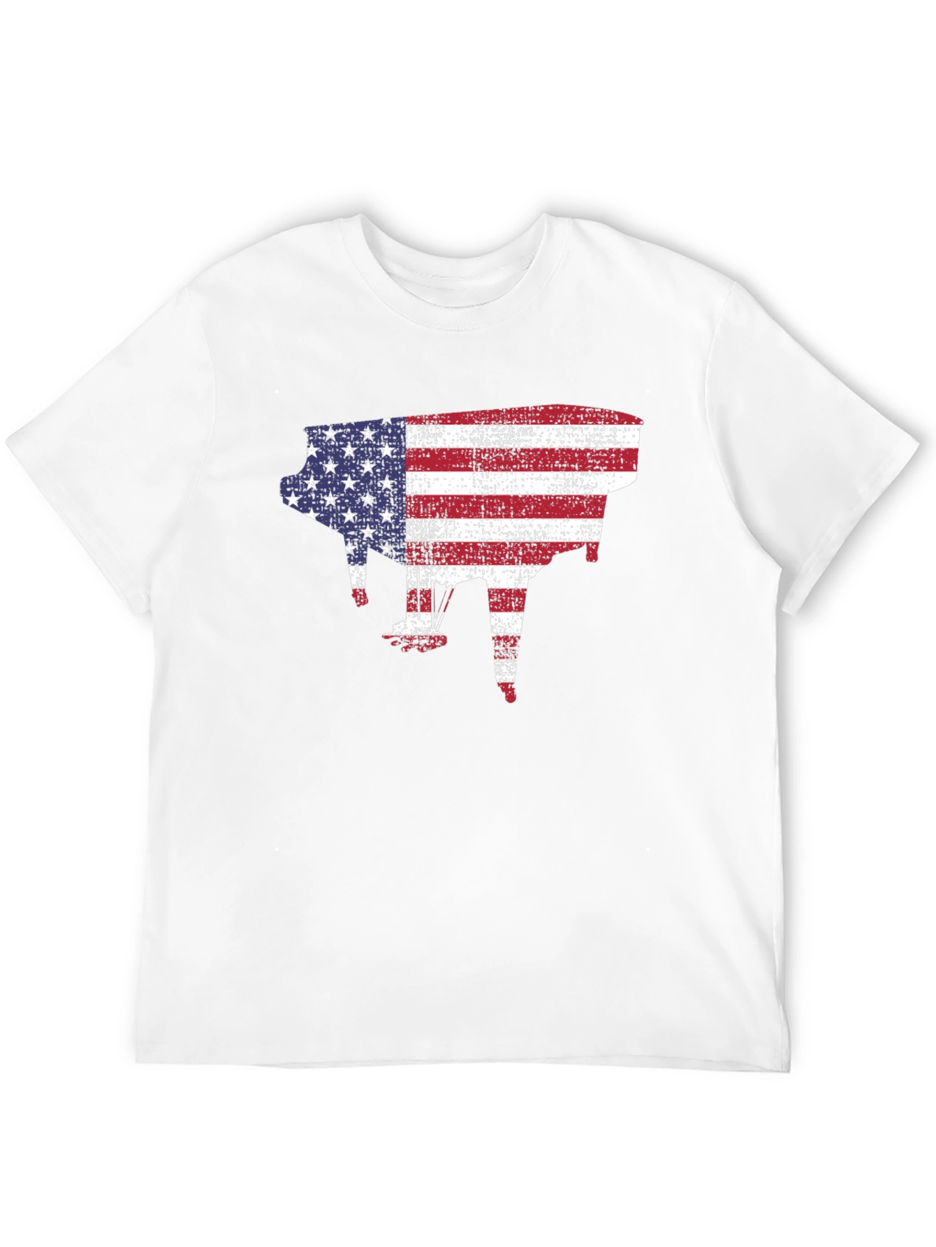 American Flag Piano T-Shirt