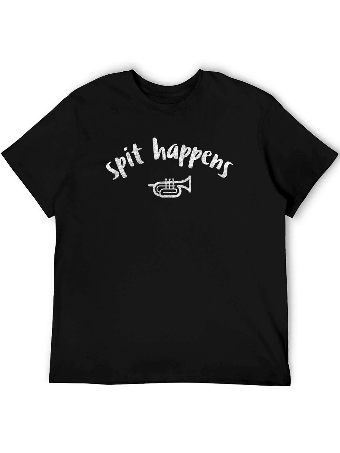 Spit Happens Trumpet T-Shirt - Music Lover Tee