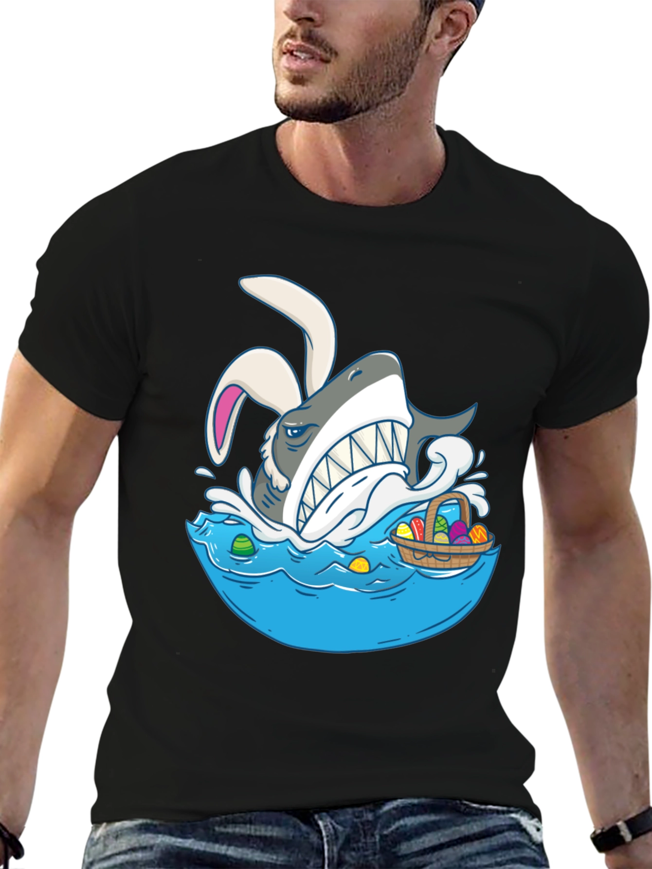Shark Easter Bunny T-Shirt