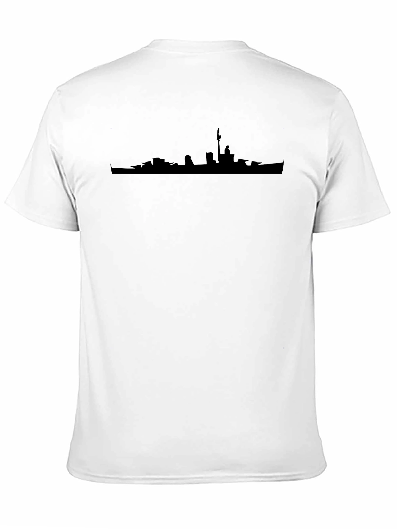City Skyline Silhouette Black T-Shirt