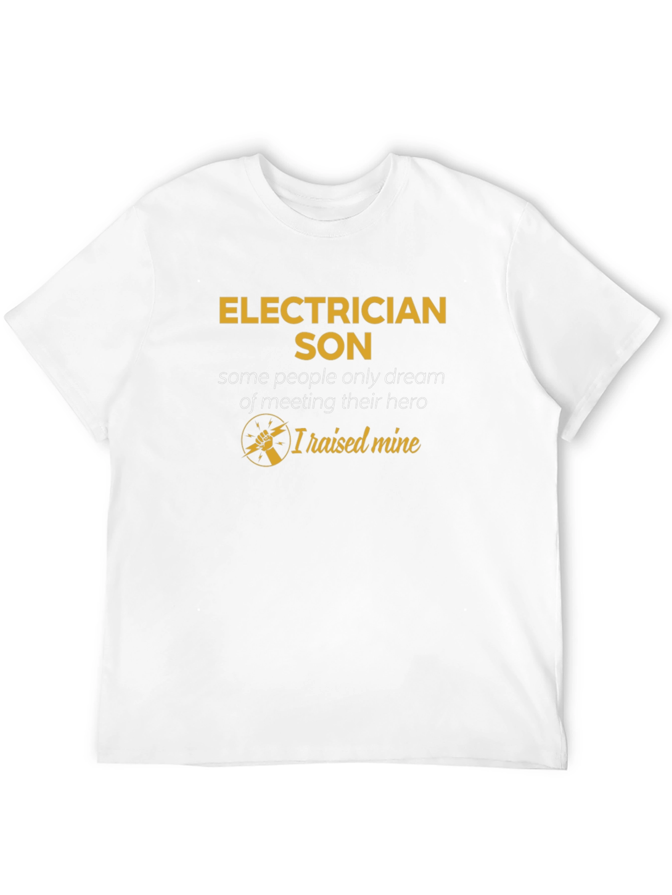 Electrician Son T-Shirt - Proud Parent Tee
