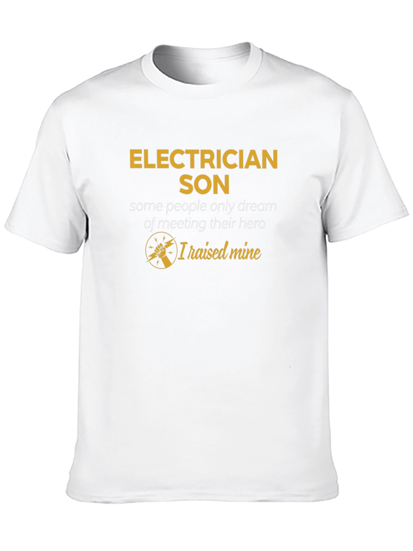 Electrician Son T-Shirt - Proud Parent Tee