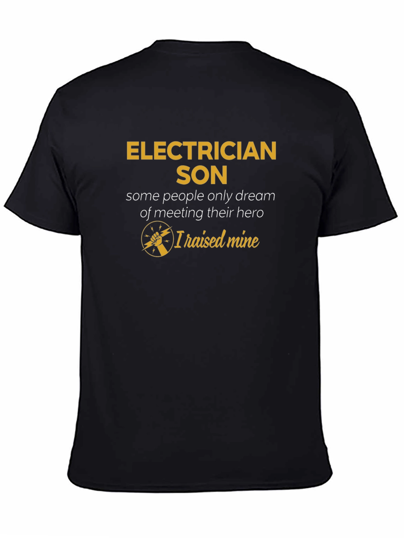 Electrician Son T-Shirt - Proud Parent Tee