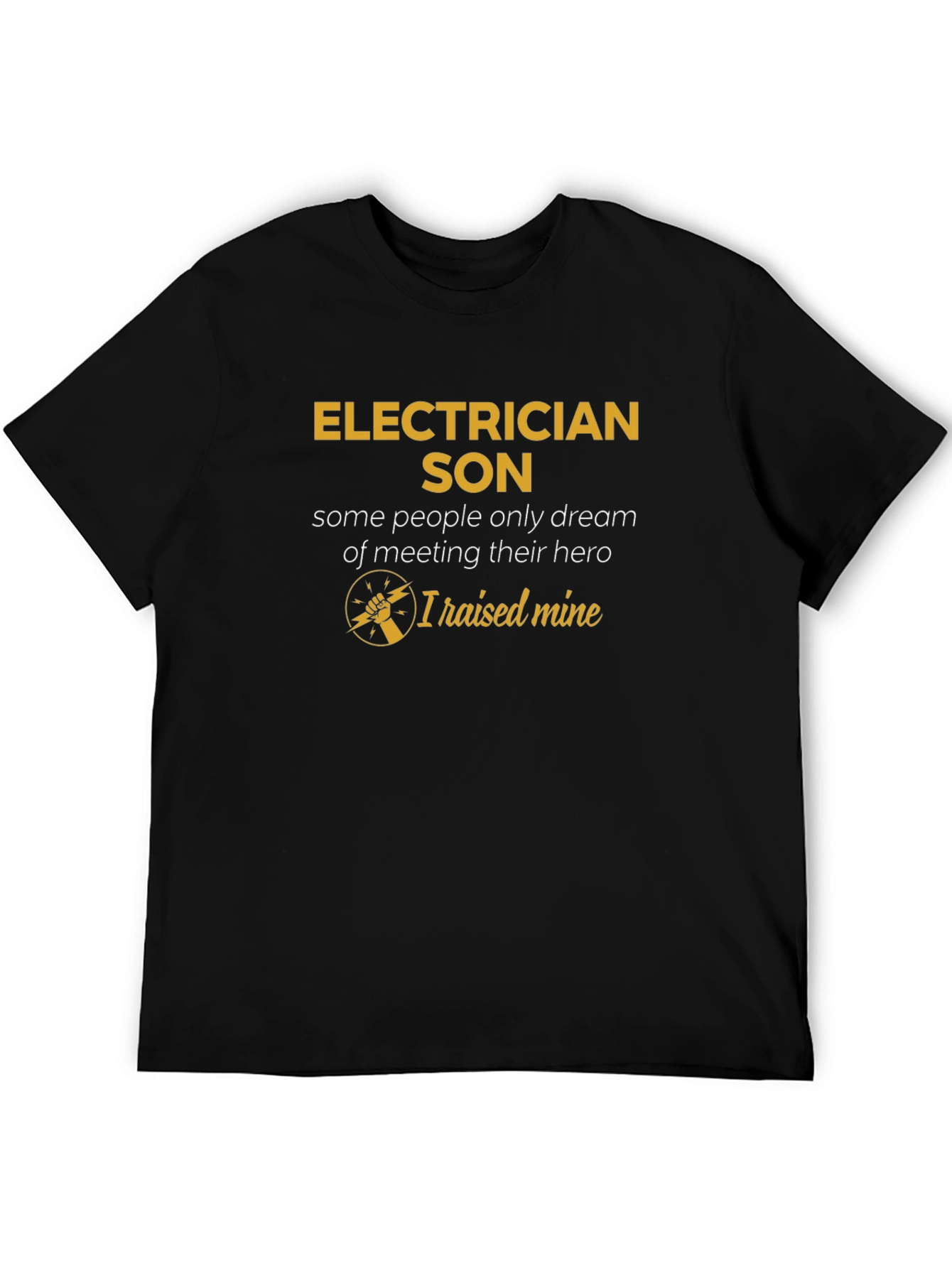 Electrician Son T-Shirt - Proud Parent Tee