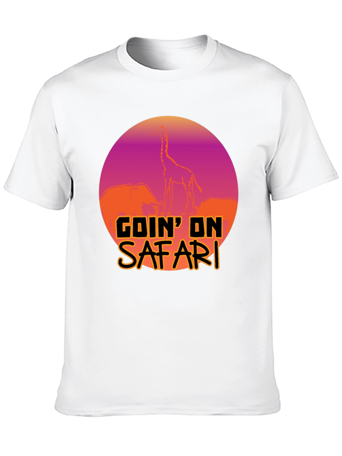 Goin on Safari T-Shirt: Animal Print Tee