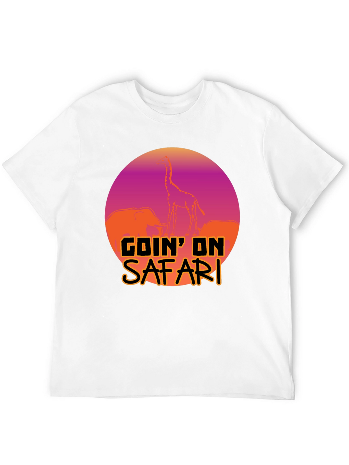 Goin on Safari T-Shirt: Animal Print Tee